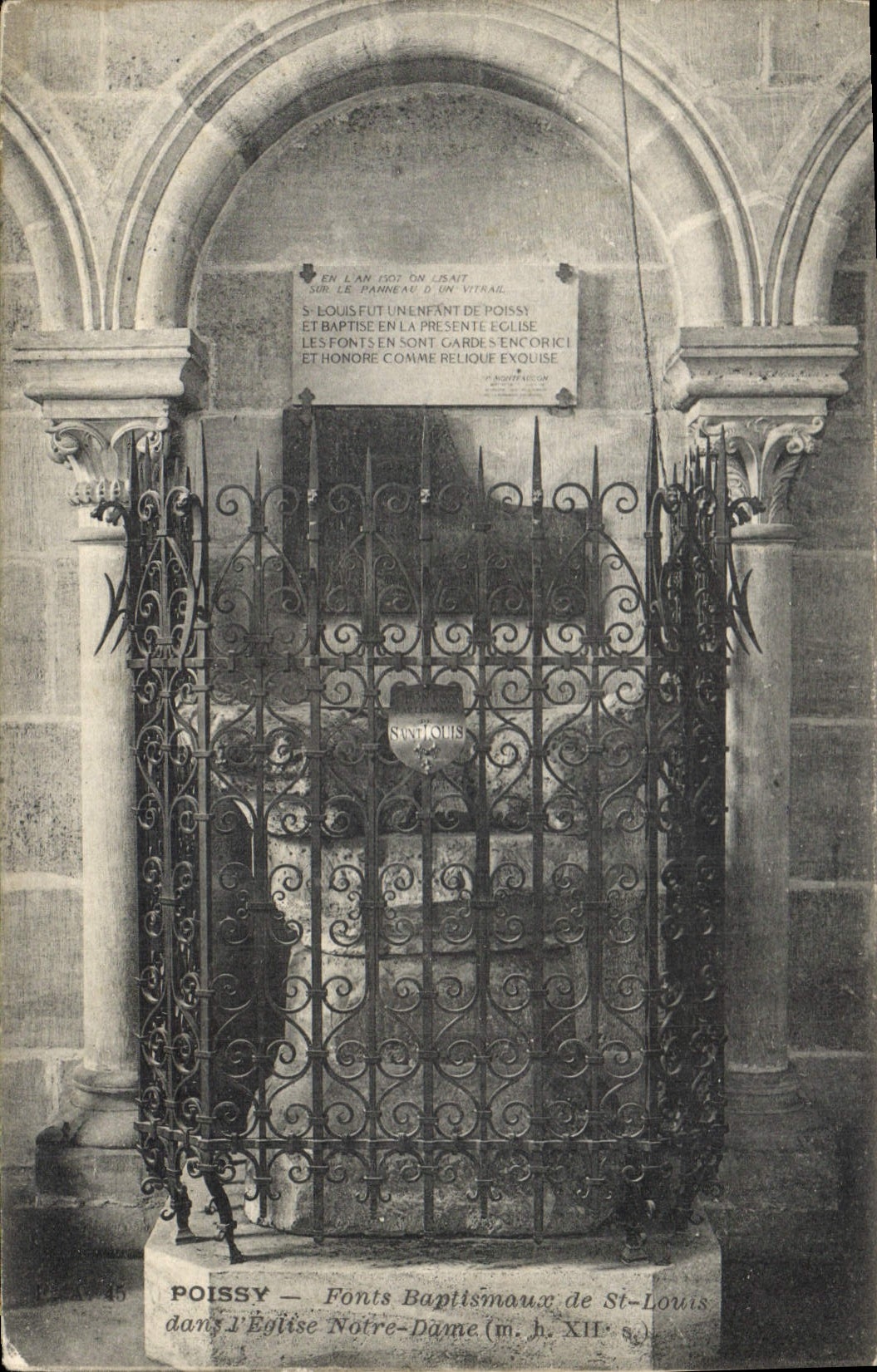 CPA Poissy Font Baptistamoux de St Louis