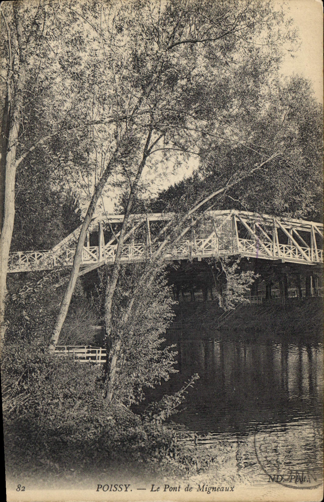 CPA Poissy Le Pont de Migneaux 