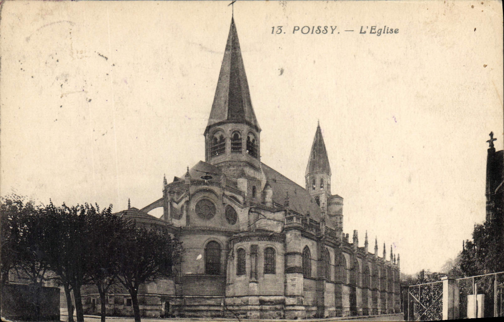 CPA Poissy L'Eglise 