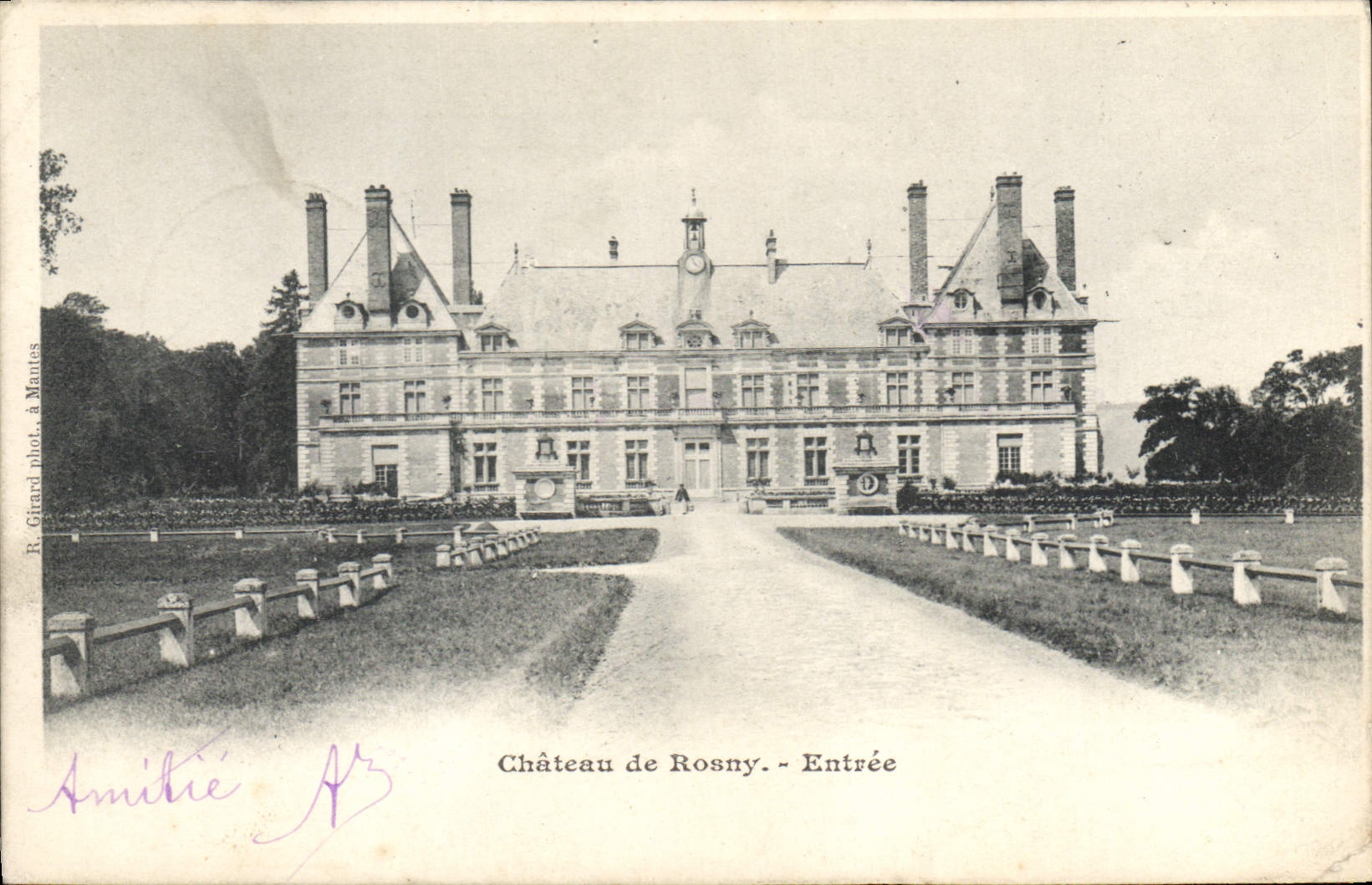 CPA Chateau de Rosny Entree 