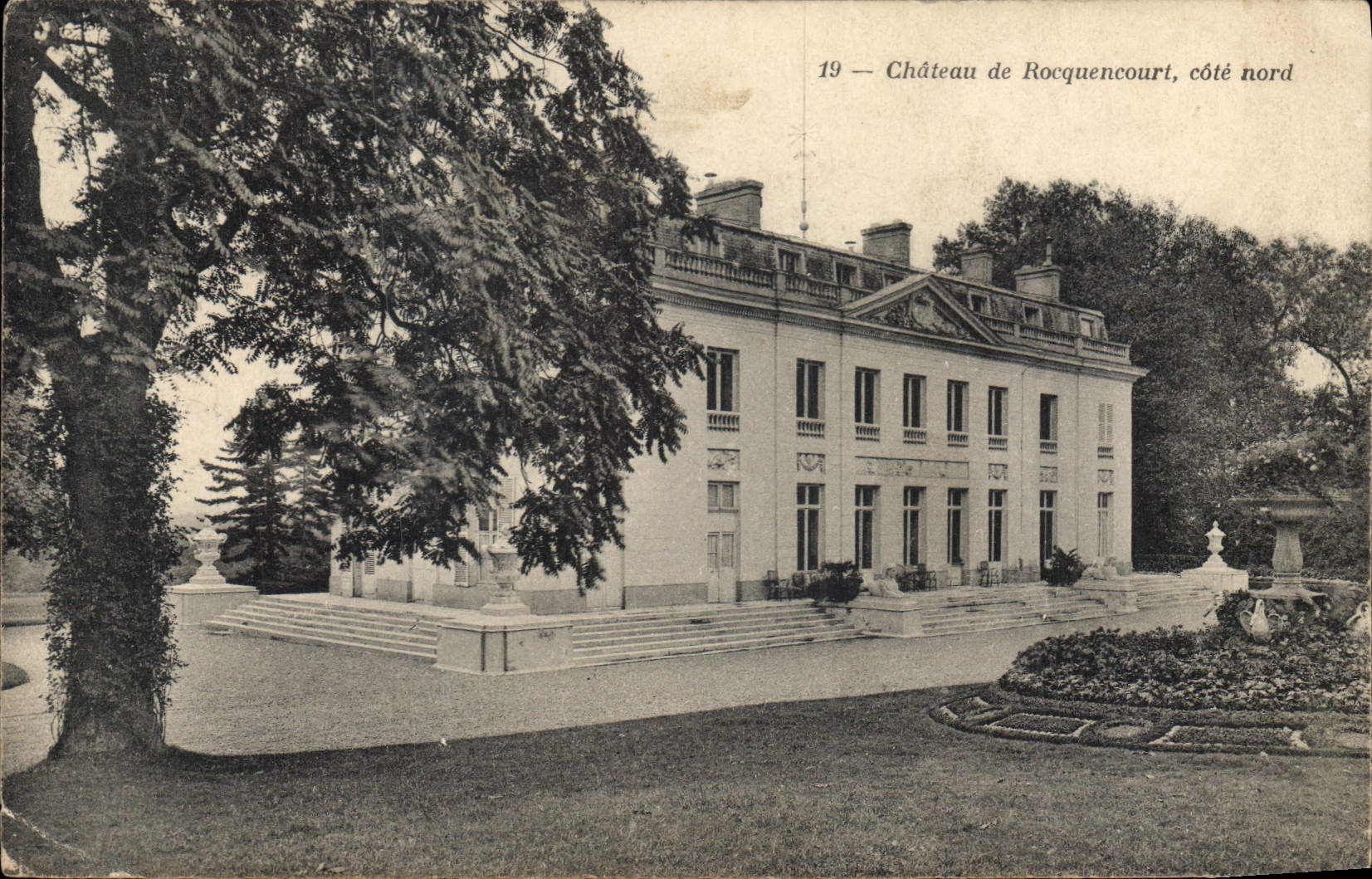 CPA Chateau de Rocquencourt cote nord 