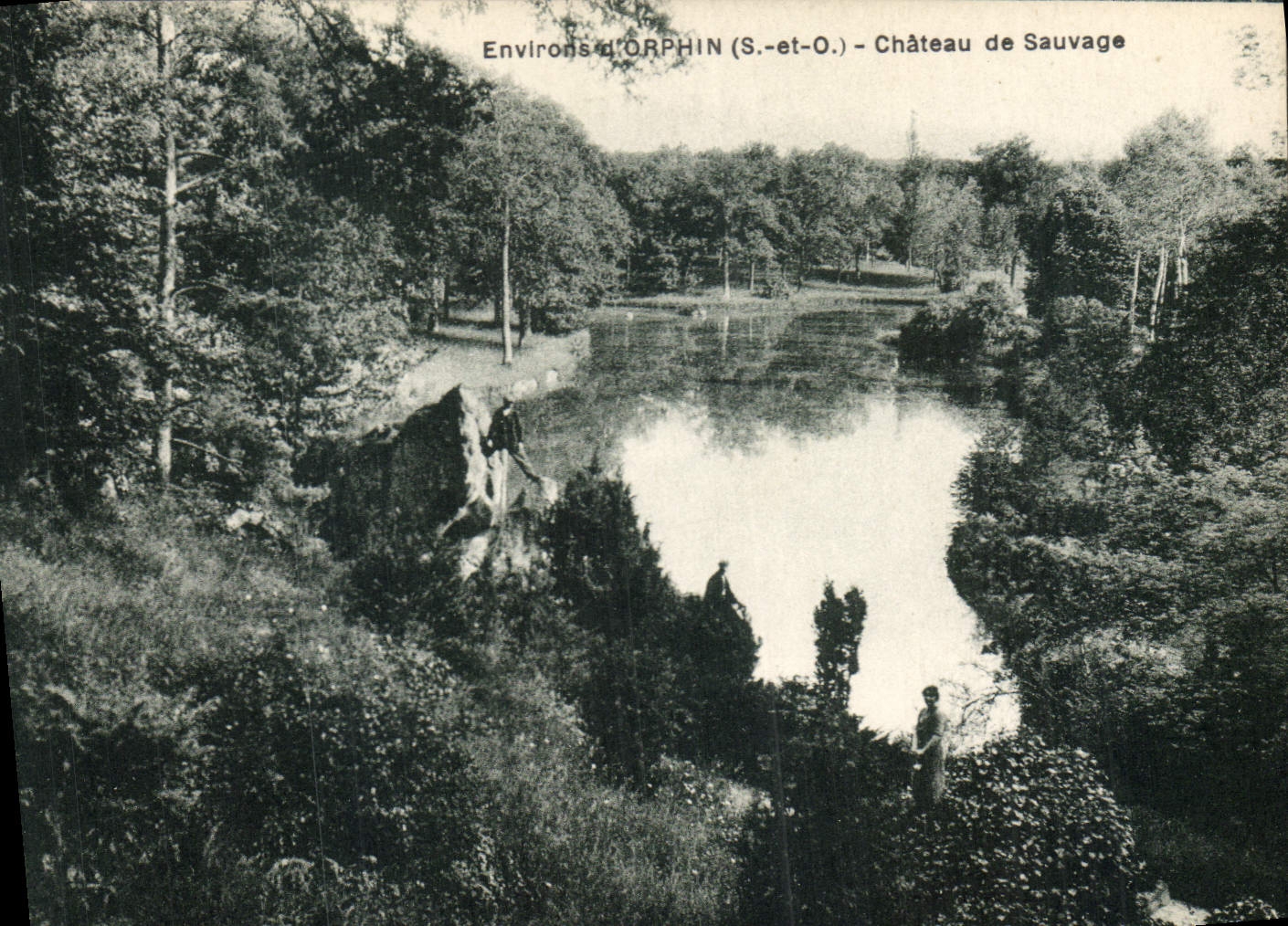 CPA Environs d'Orphin S et O Chateau de Sauvage