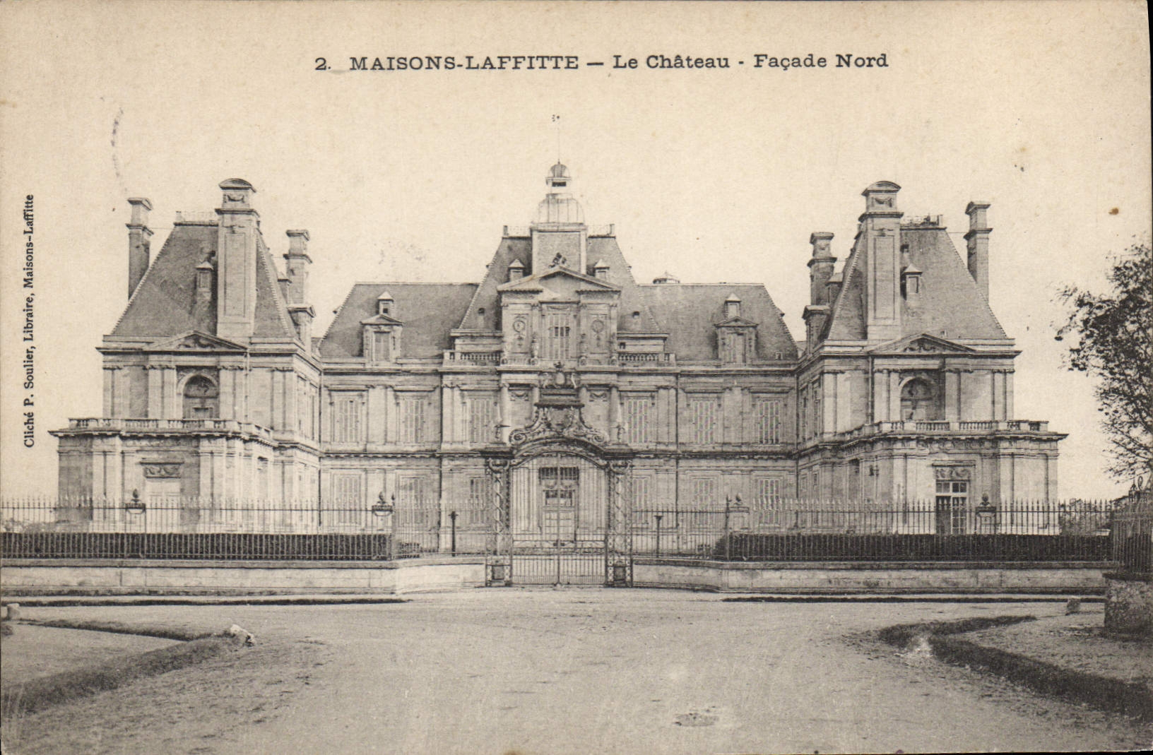 CPA Maisons Laffitte Le Chateau Facade Nord