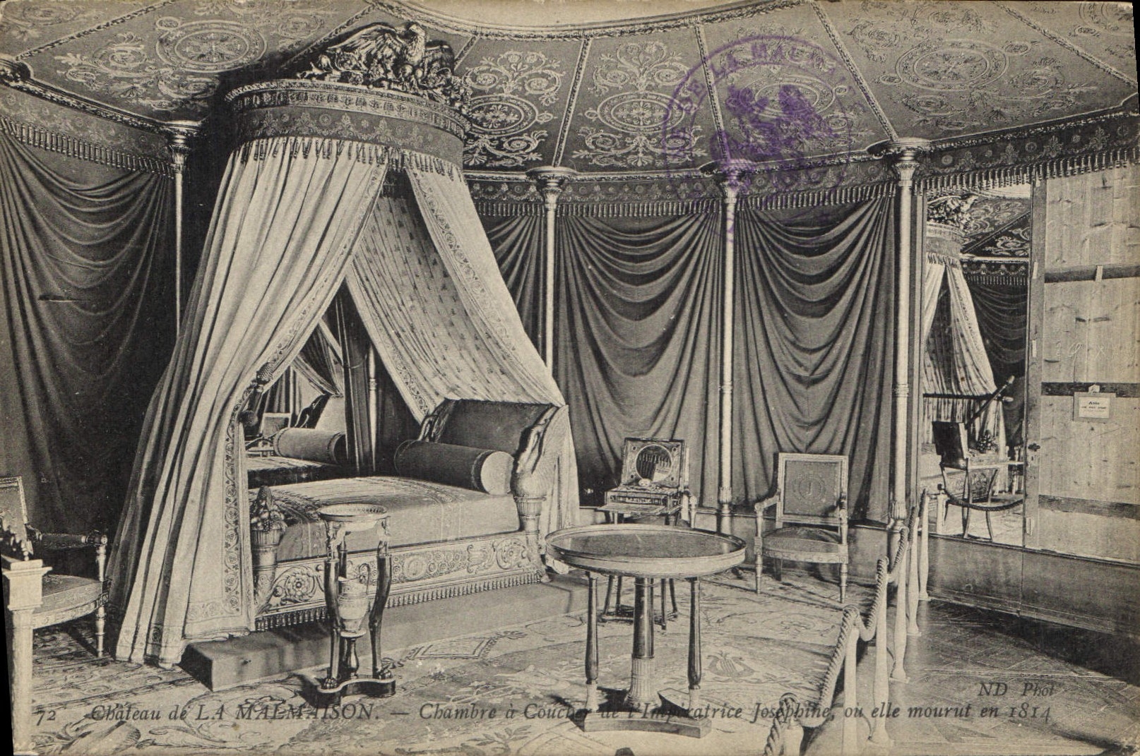 CPA Chateau de la Malmaison Chambre a Coucher de l'Imperatrice Josephine
