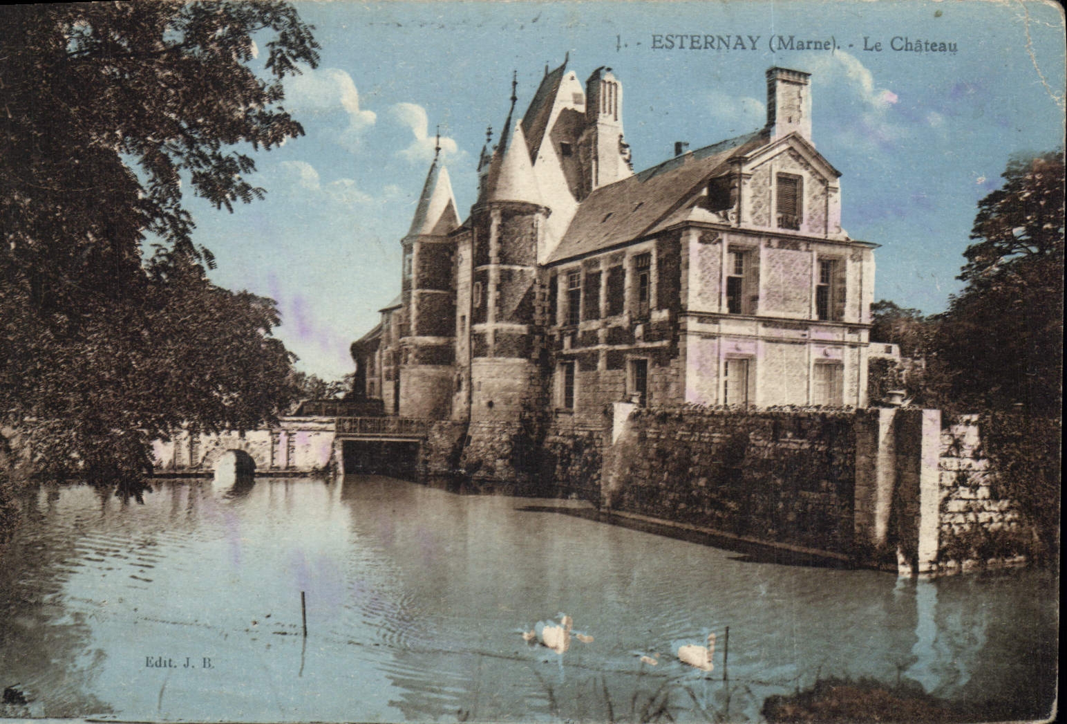 CPA Esternay Marne Le Chateau