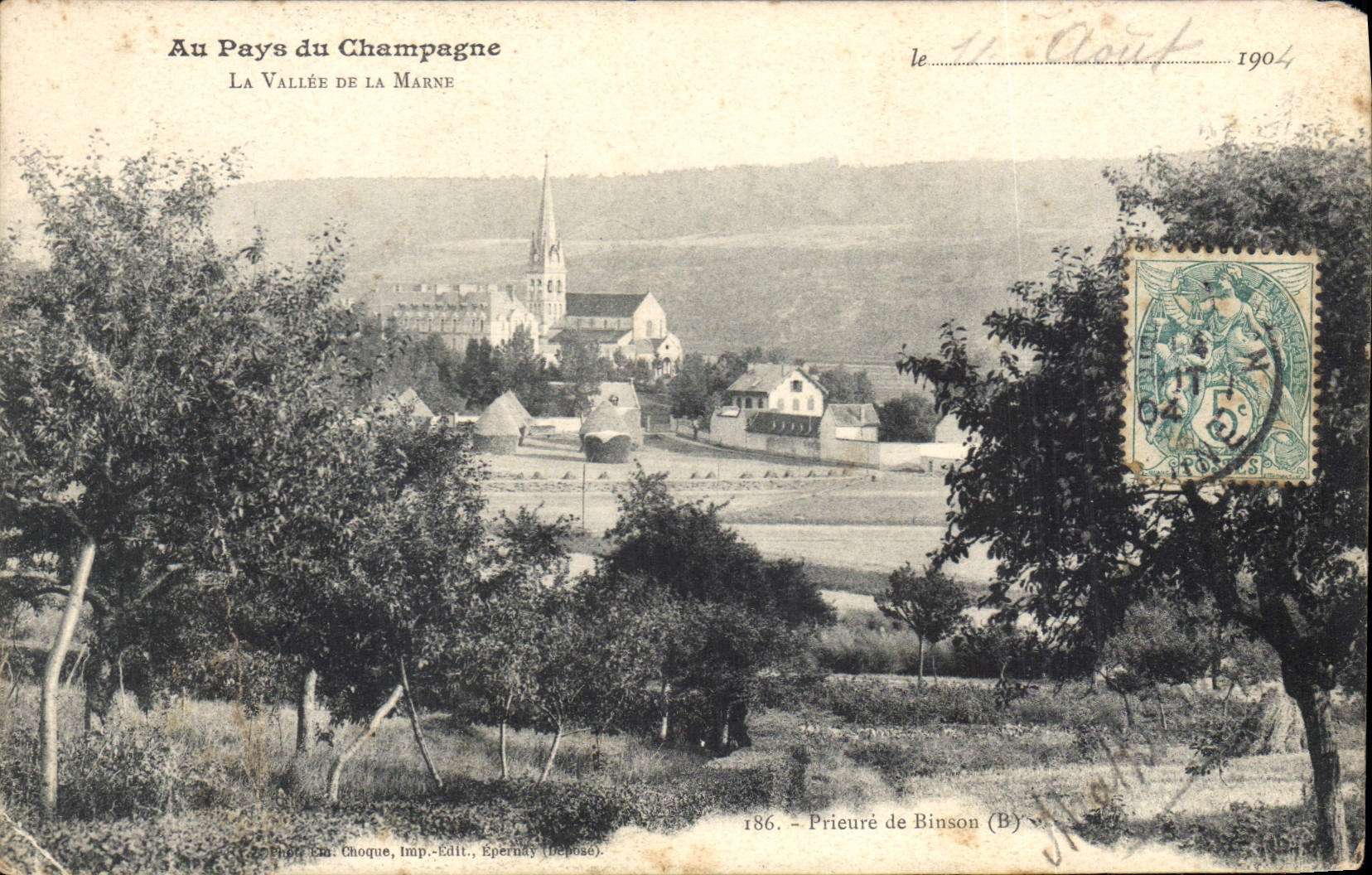 CPA Au Pays du Champagne La Vallee de la Marne 