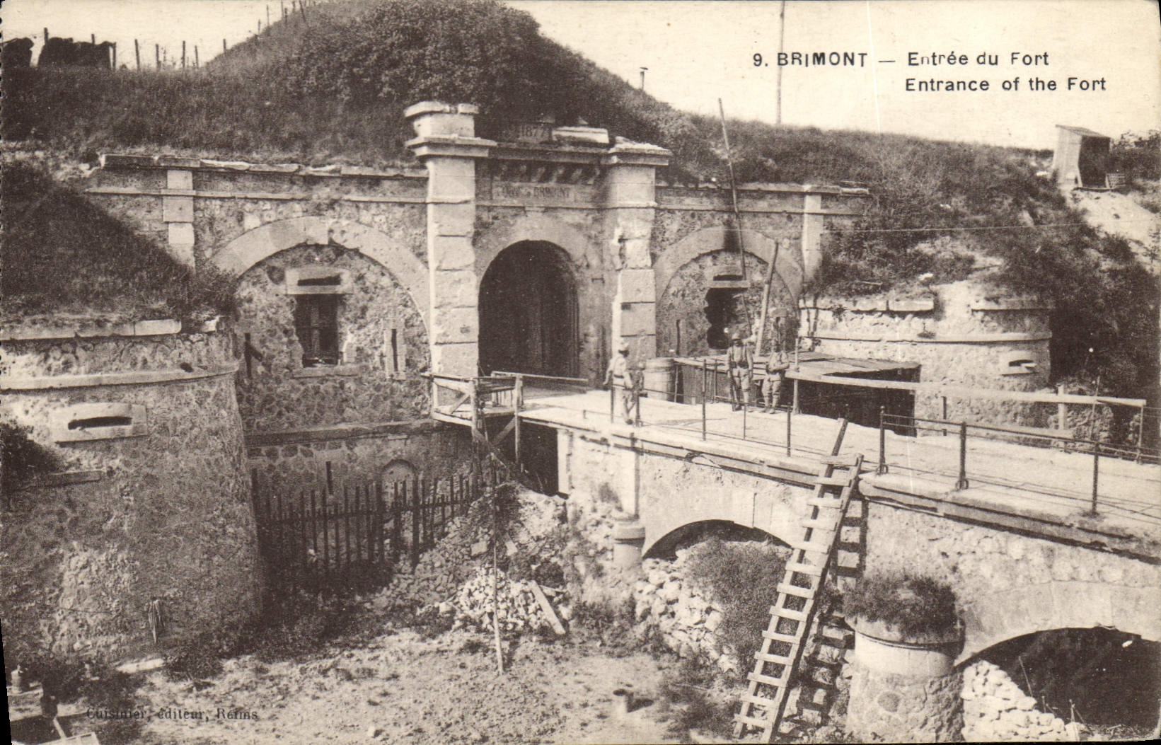 CPA Brimont Entree du Fort 