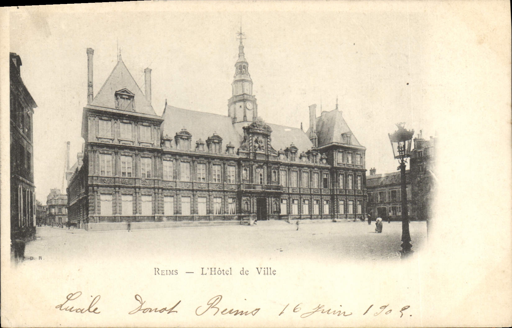 CPA Reims L'Hotel de Ville 