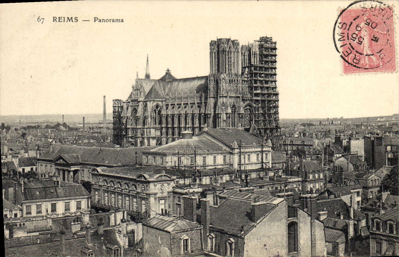 CPA Reims Panorama 