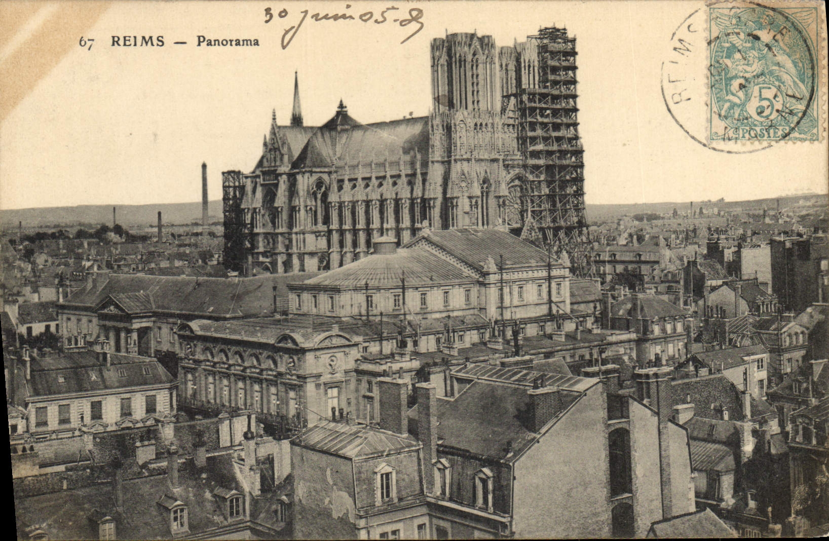 CPA Reims Panorama 