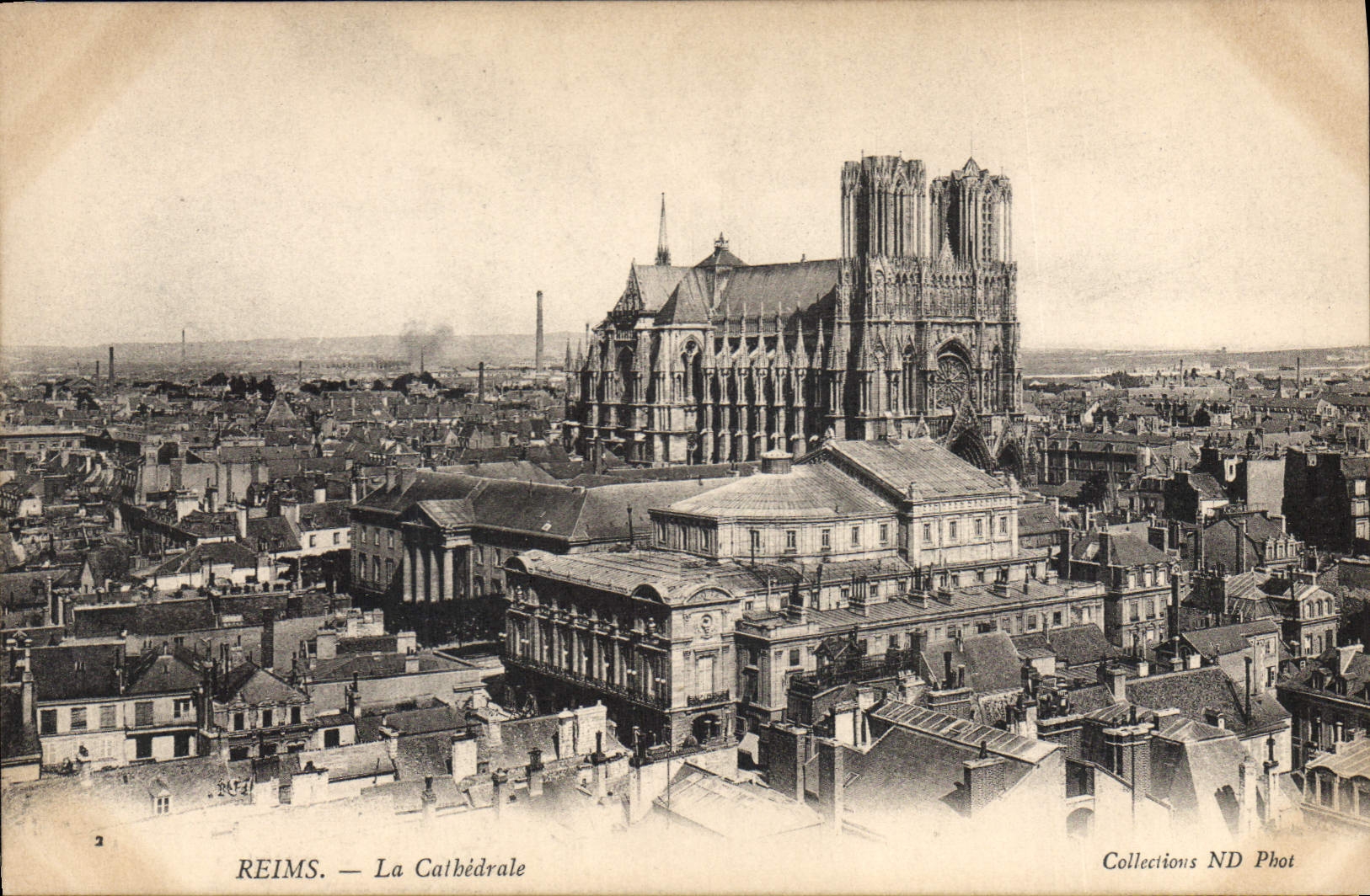 CPA Reims La Cathedrale 