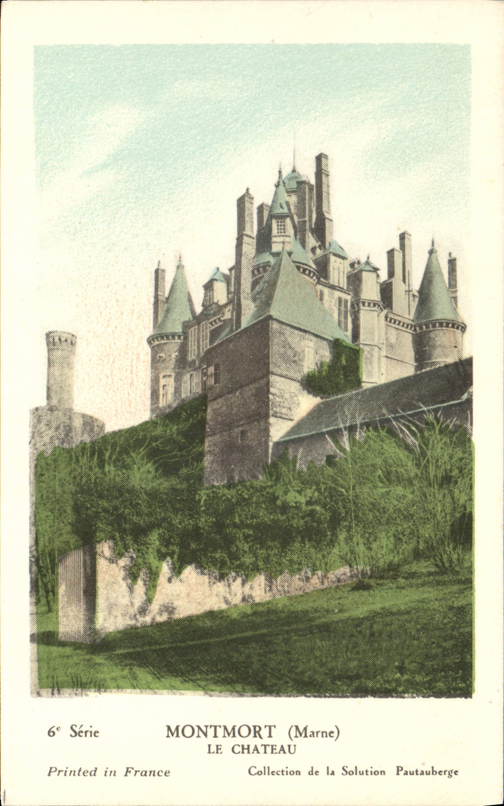 CPA Montmort Marne Le Chateau 