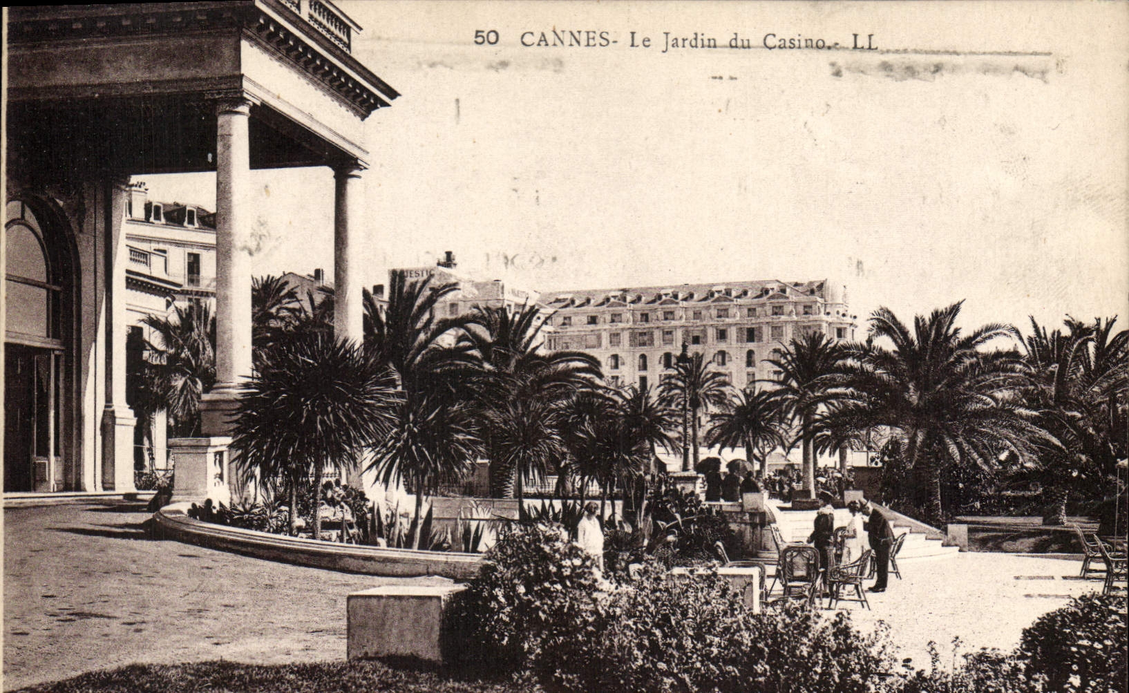CPA Cannes Le Jardin du Casino 