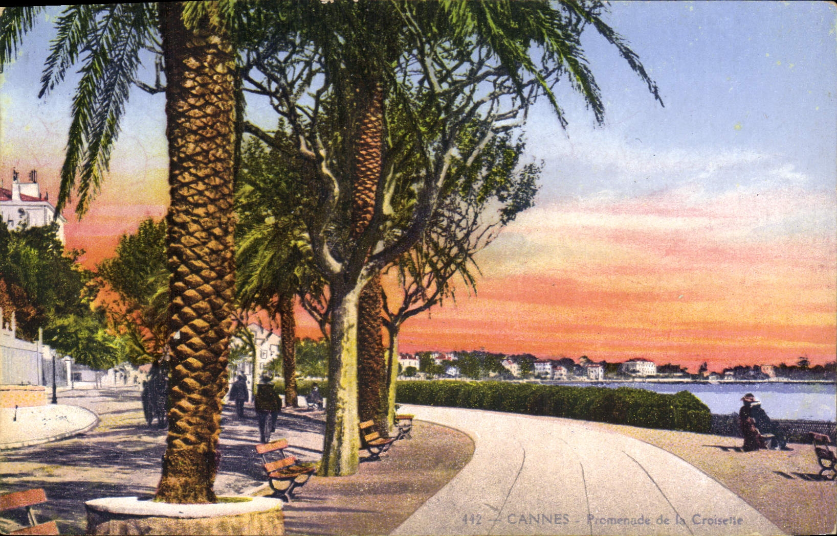 CPA Cannes Promenade de la Croisette 