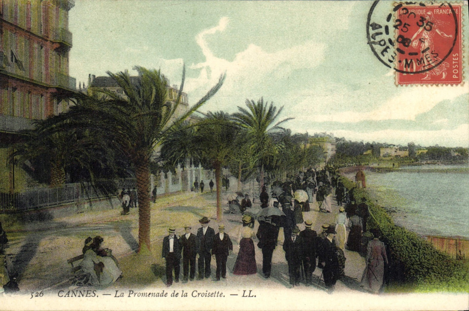 CPA Cannes La Promenade de la Croisette 