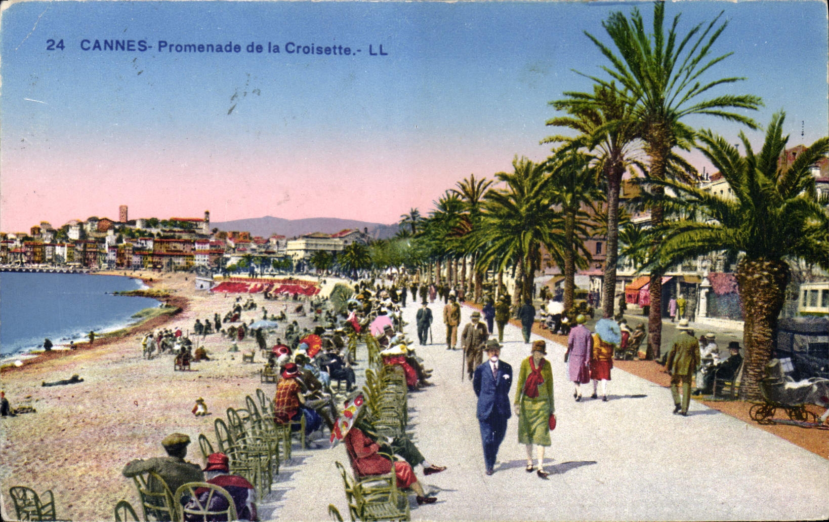 CPA Cannes Promenade de la Croisette 