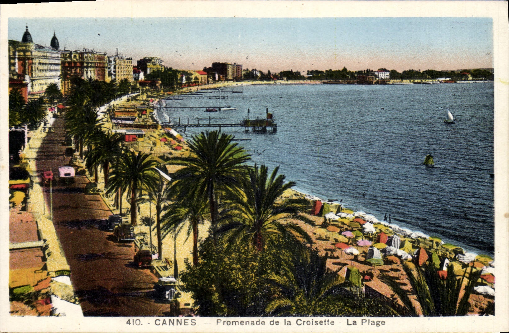 CPA Cannes Promenade de la Croisette 