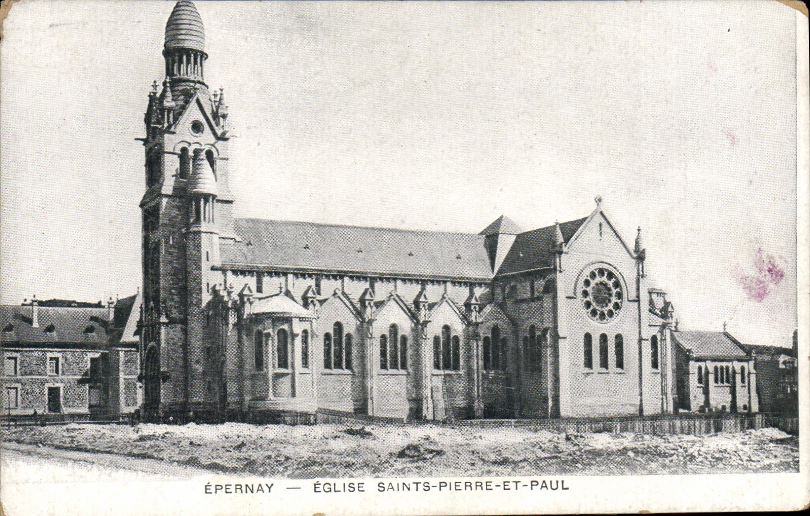 CPA Epernay Eglise Saints Pierre et Paul 