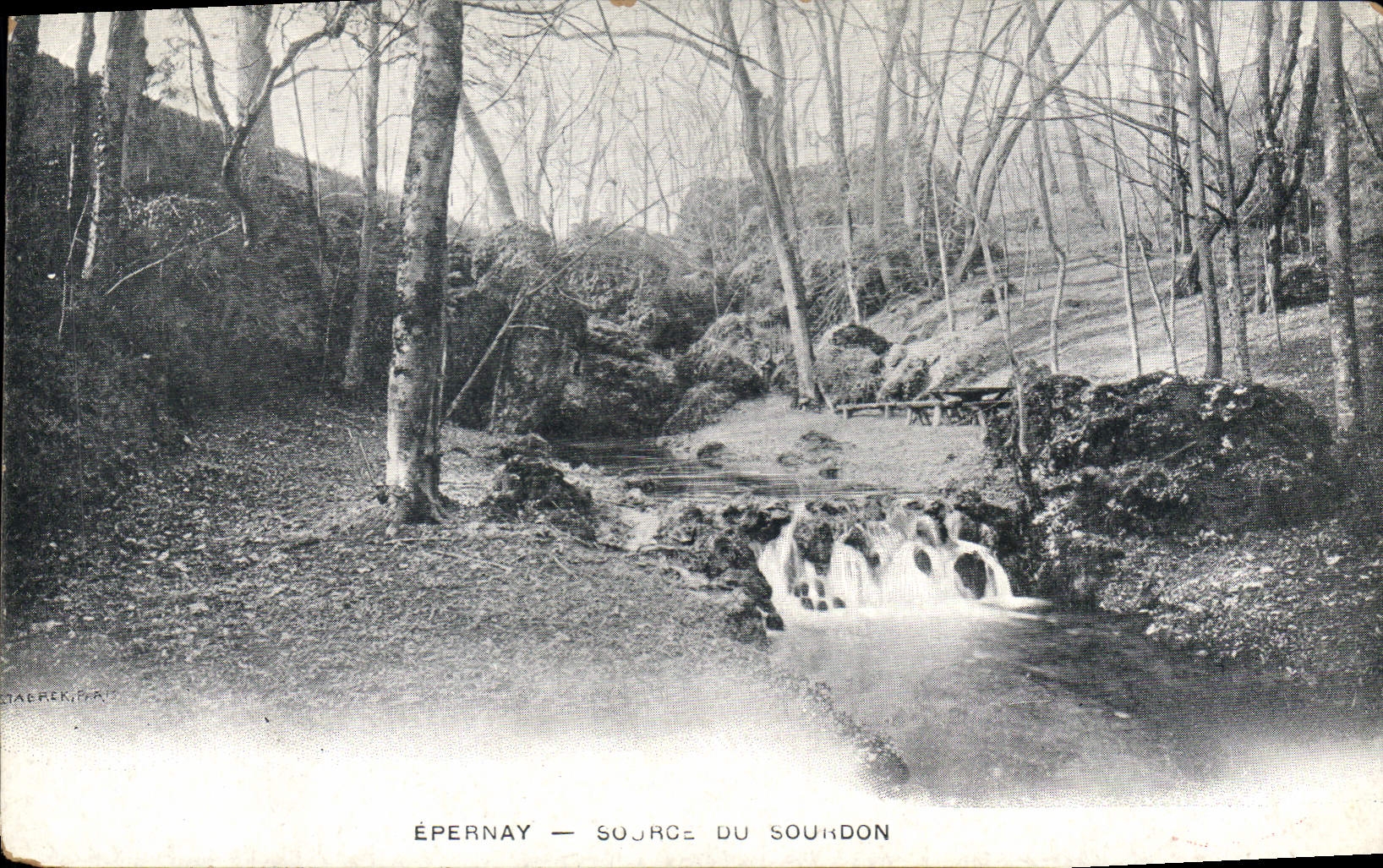CPA Epernay Source du Sourdon 