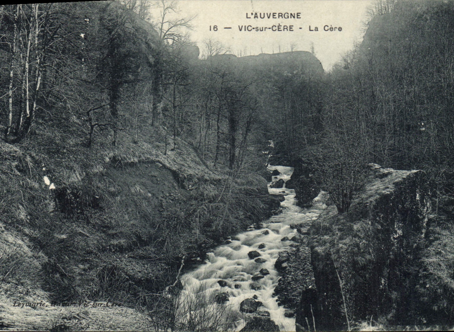 CPA L'Auvergne Vic sur Cere La Cere 