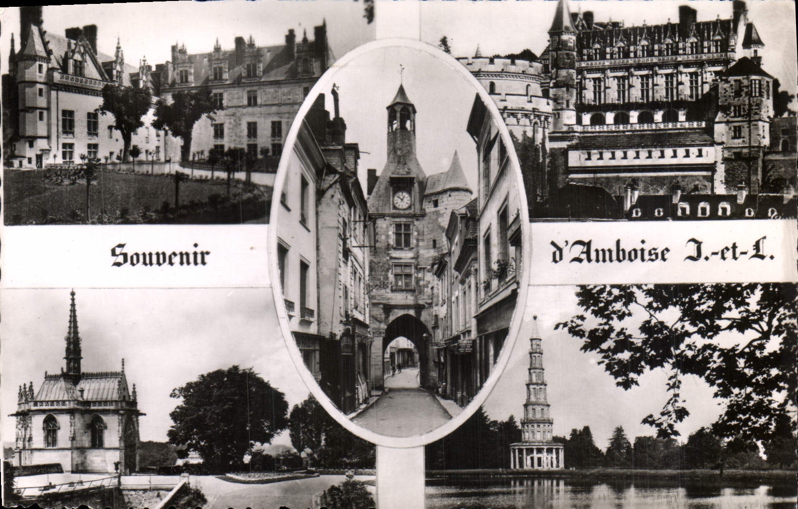CPA Souvenir d'Amboise 