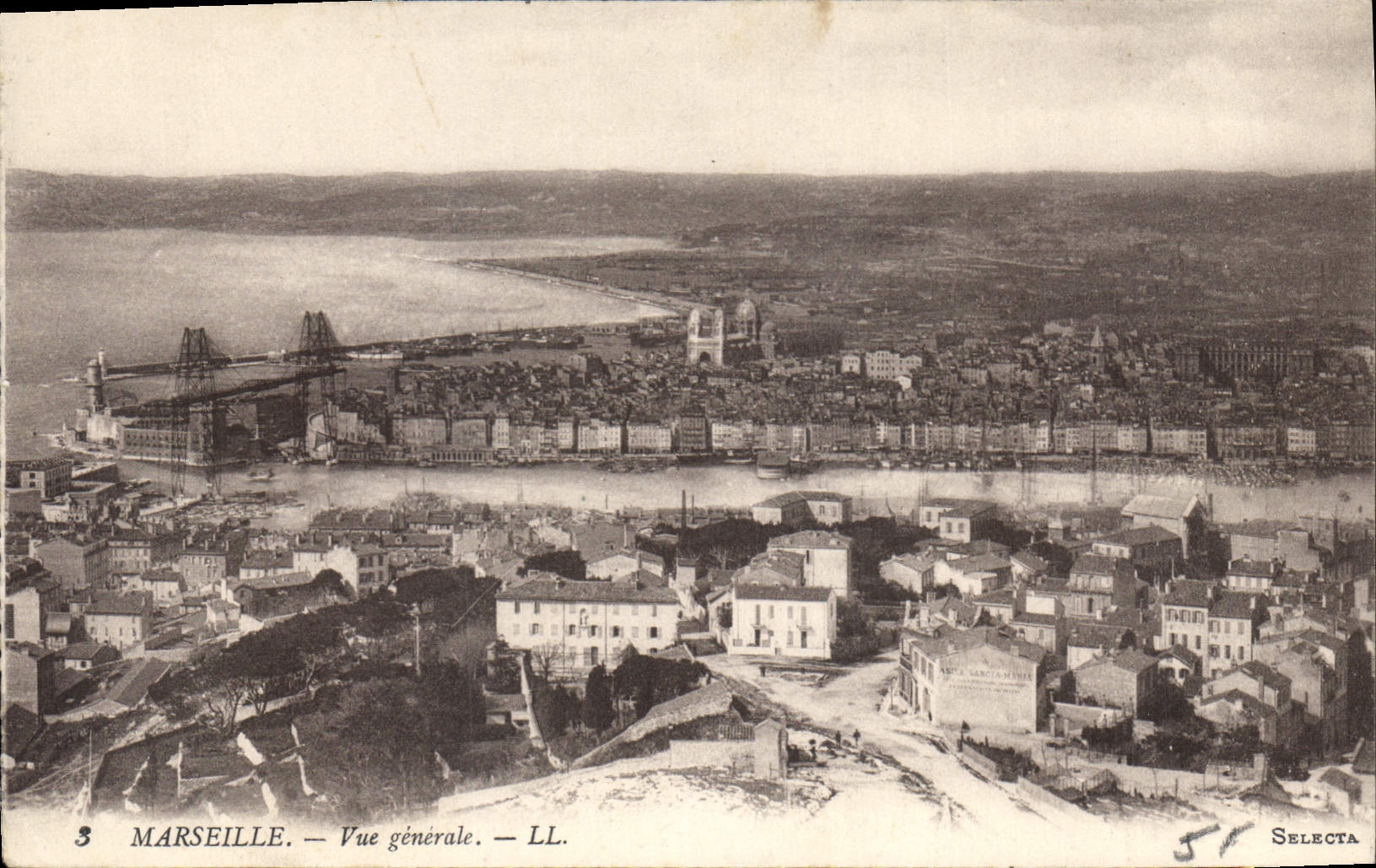 CPA Marseille Vue generale 