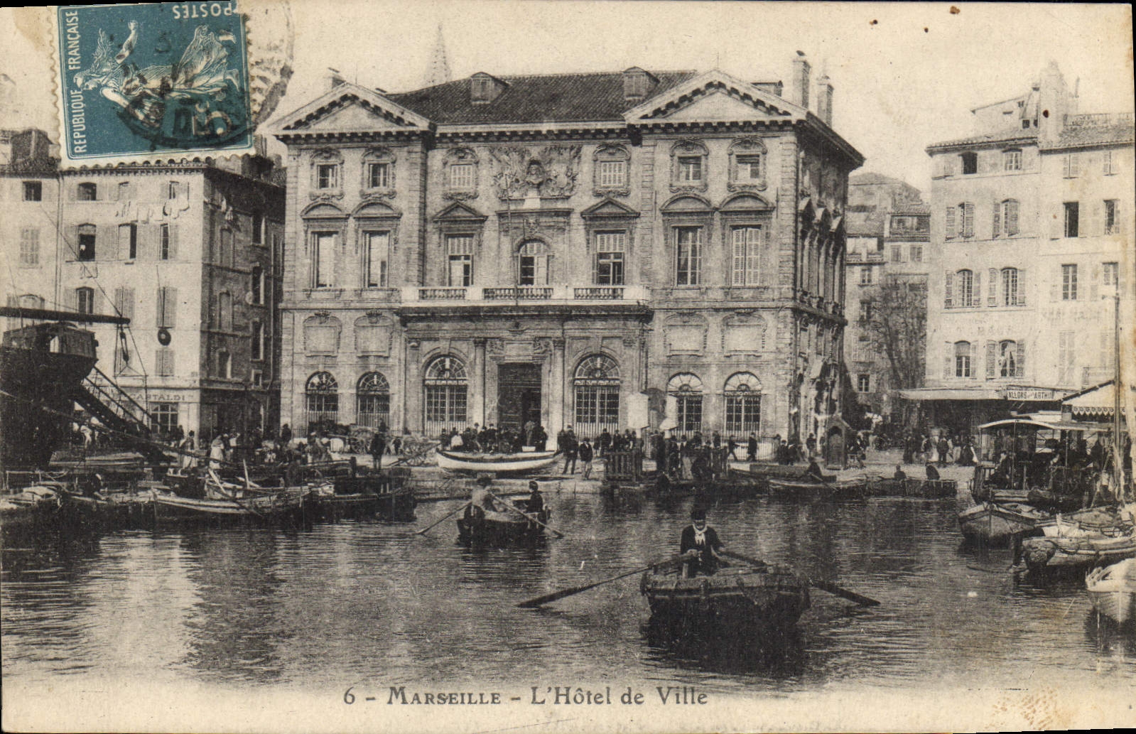 CPA Marseille L'Hotel de Ville 