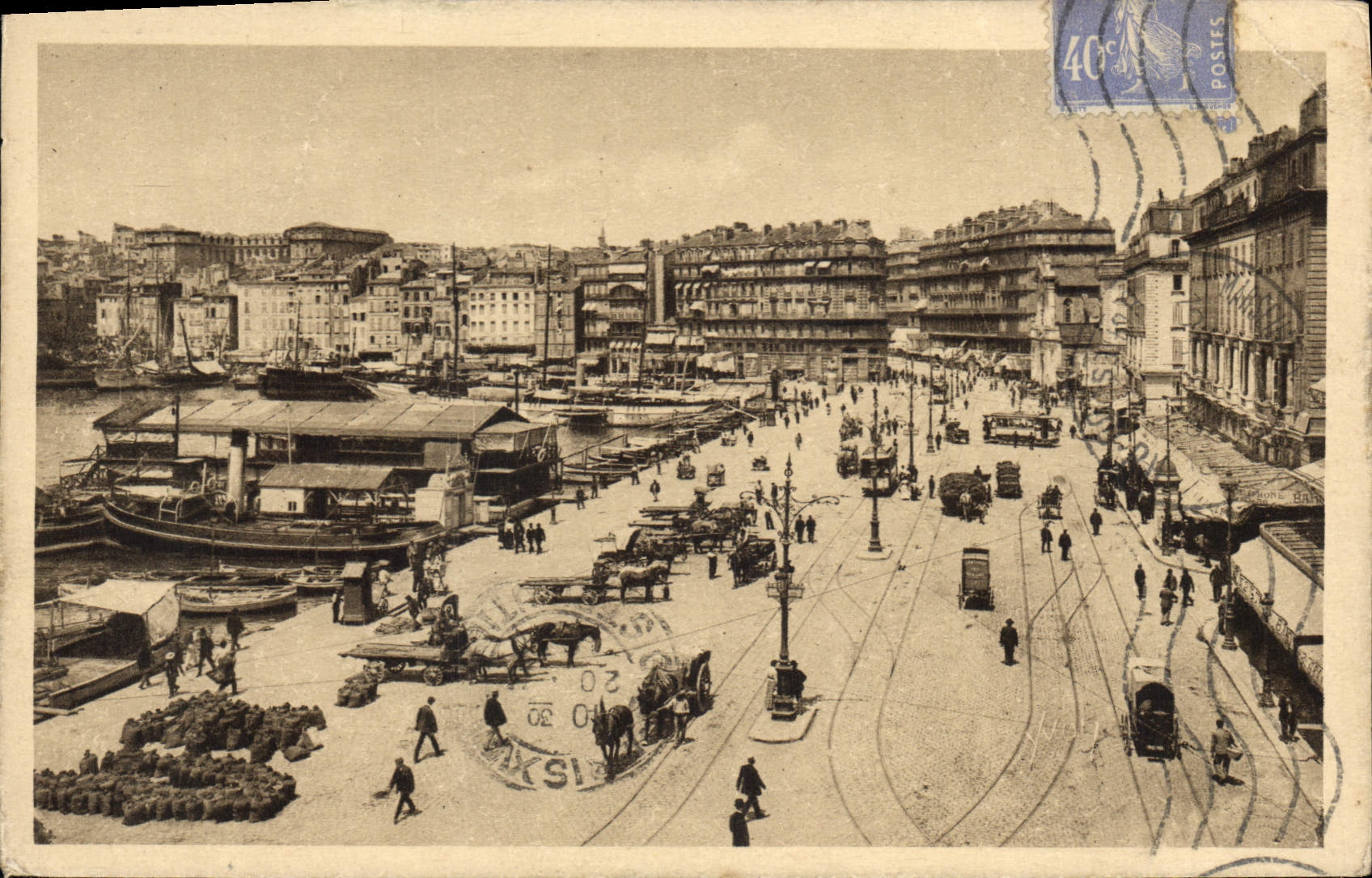 CPA Marseille Quai des Belges