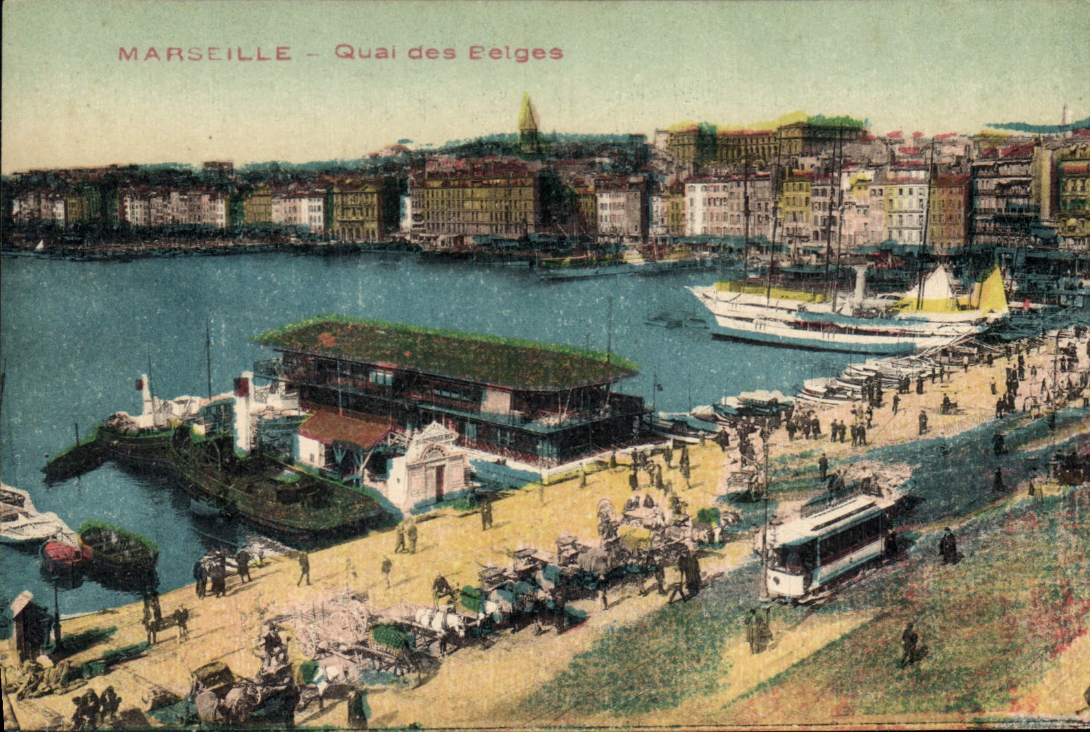 CPA Marseille Quai des Belges