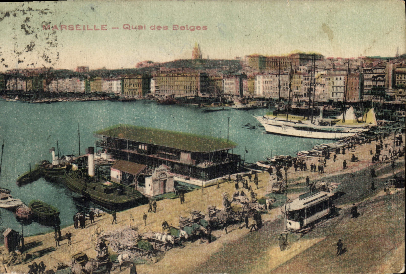 CPA Marseille Quai des Belges