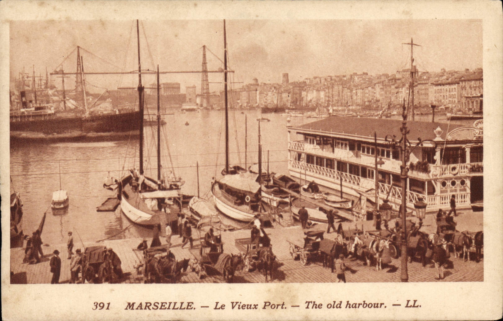 CPA Marseille Le Vieux Port 