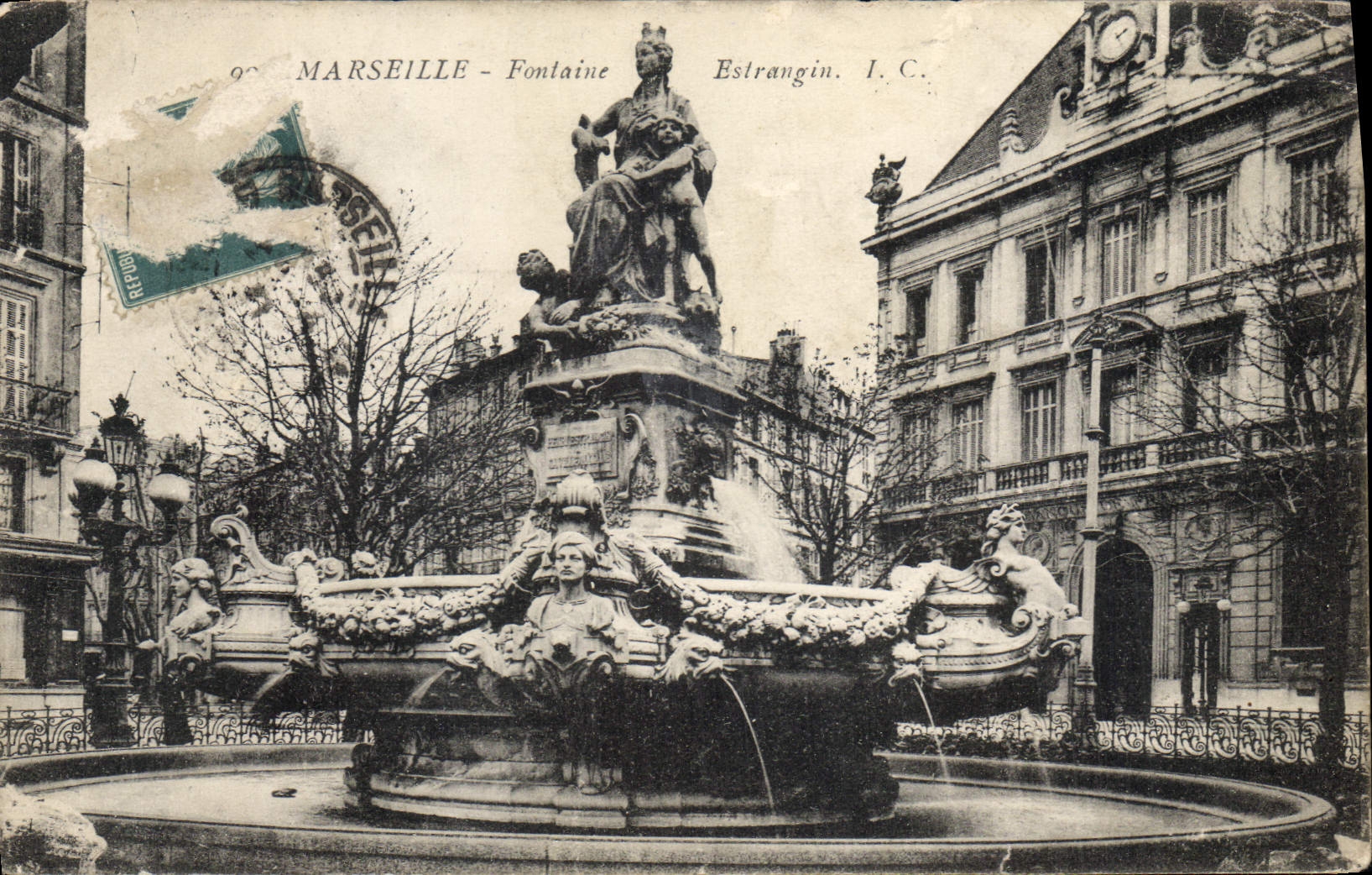 CPA Marseille Fontaine Estrangin 