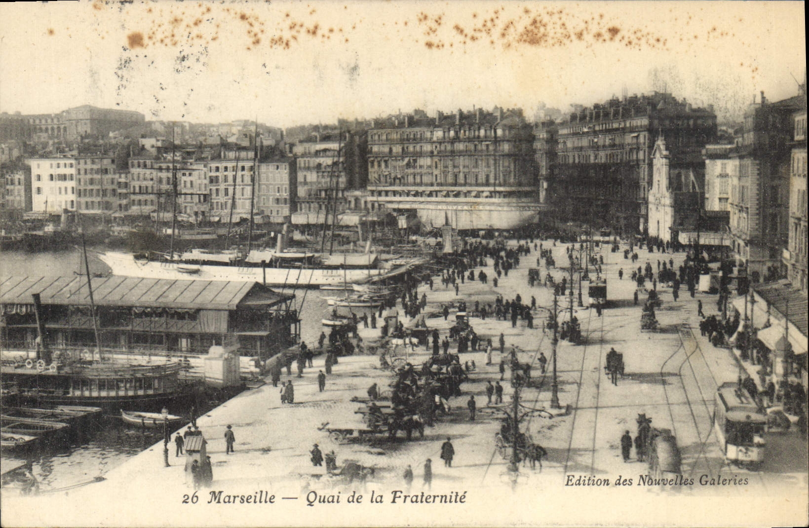 CPA Marseille Quai de la Fraternite
