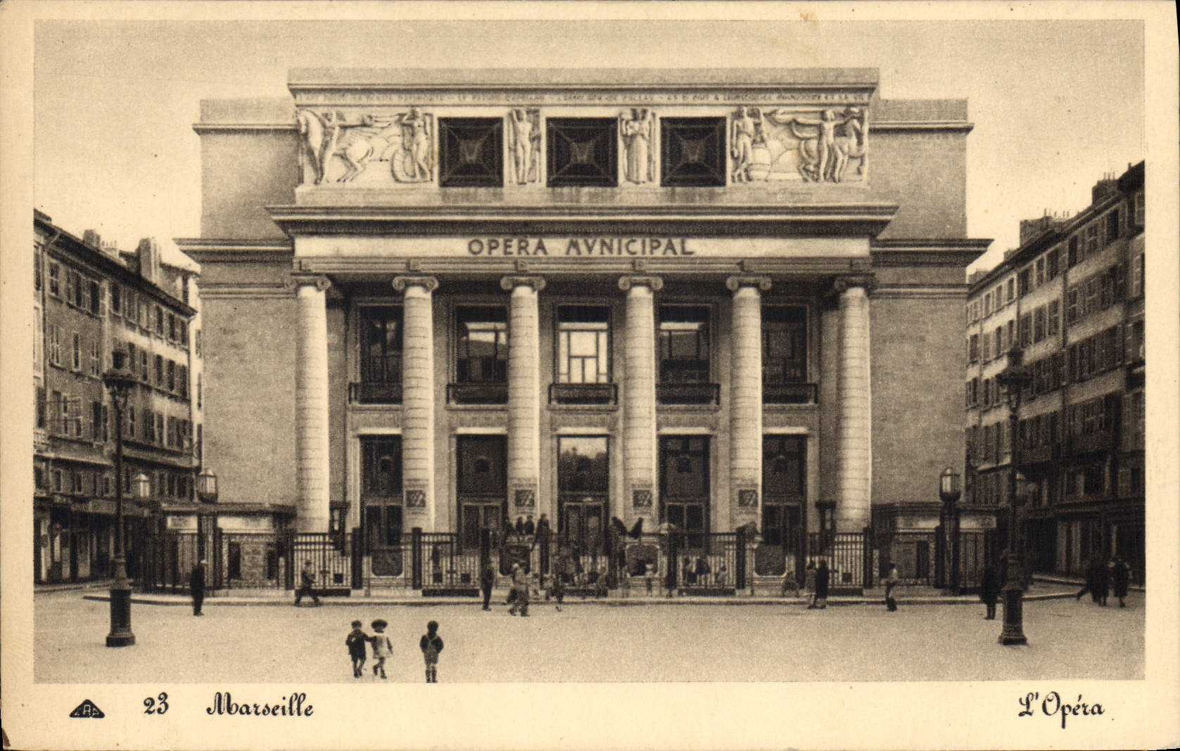 CPA Marseille L'Opera 