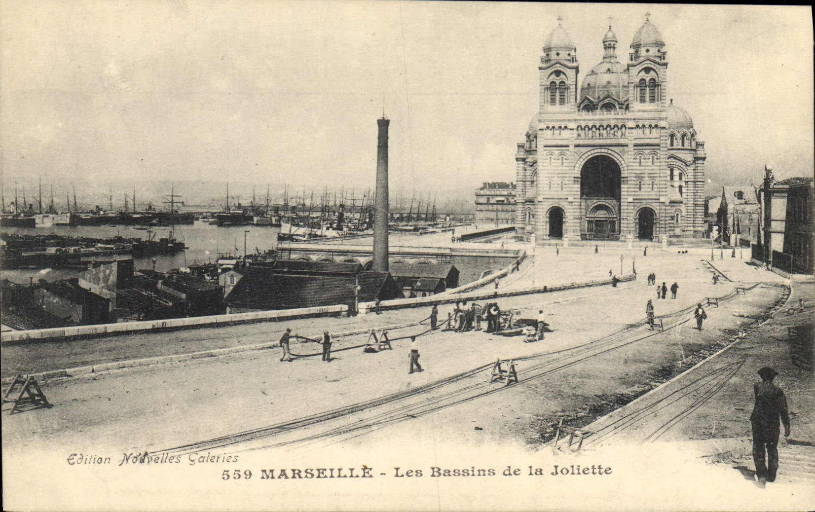 CPA Marseille Les Bassins de la Joliette 