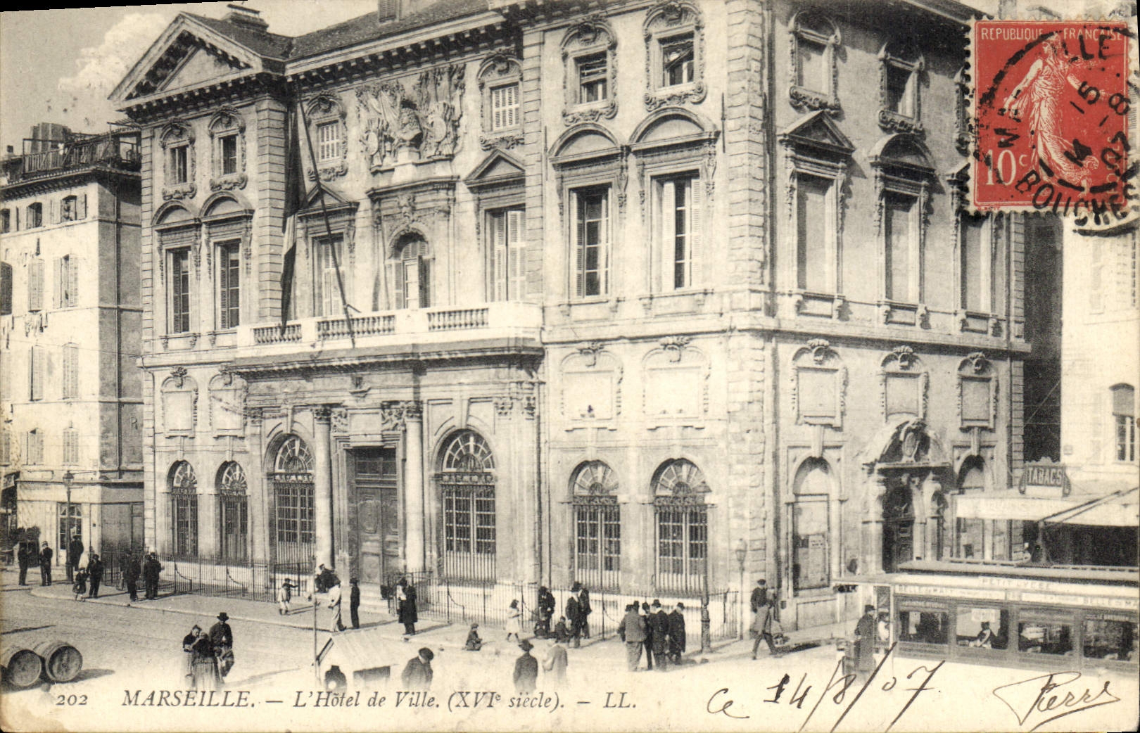CPA Marseille L'Hotel de Ville XVI siecle 