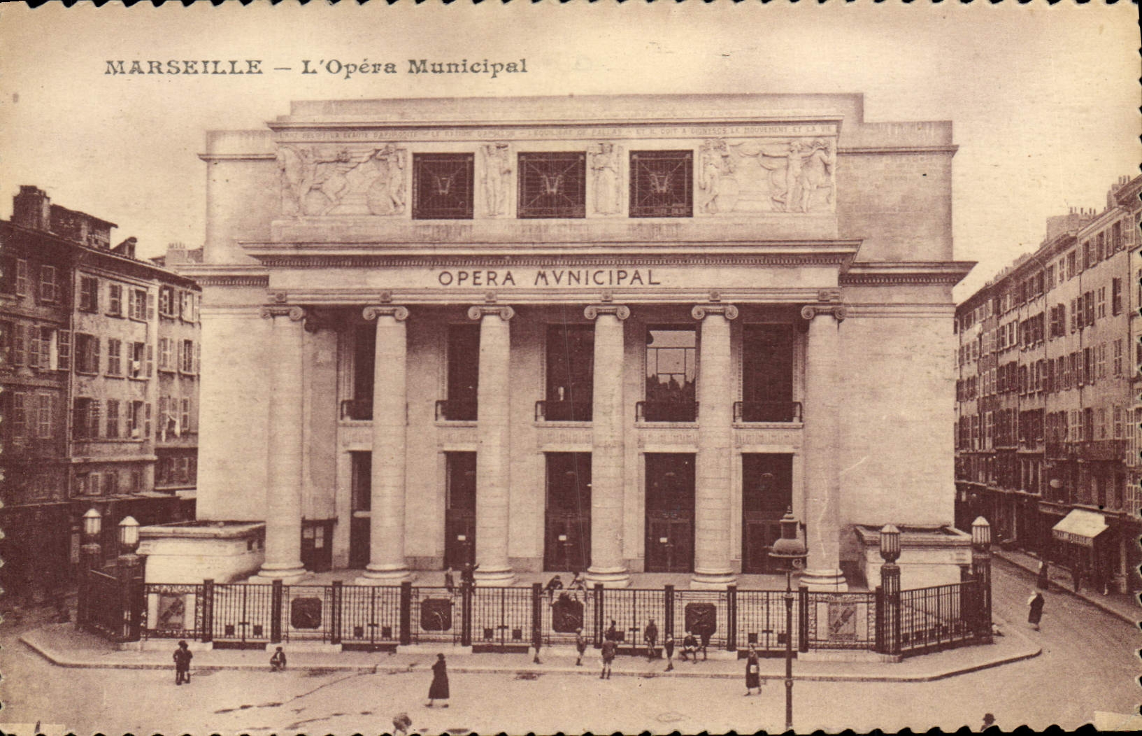 CPA Marseille L'Opera Municipal 