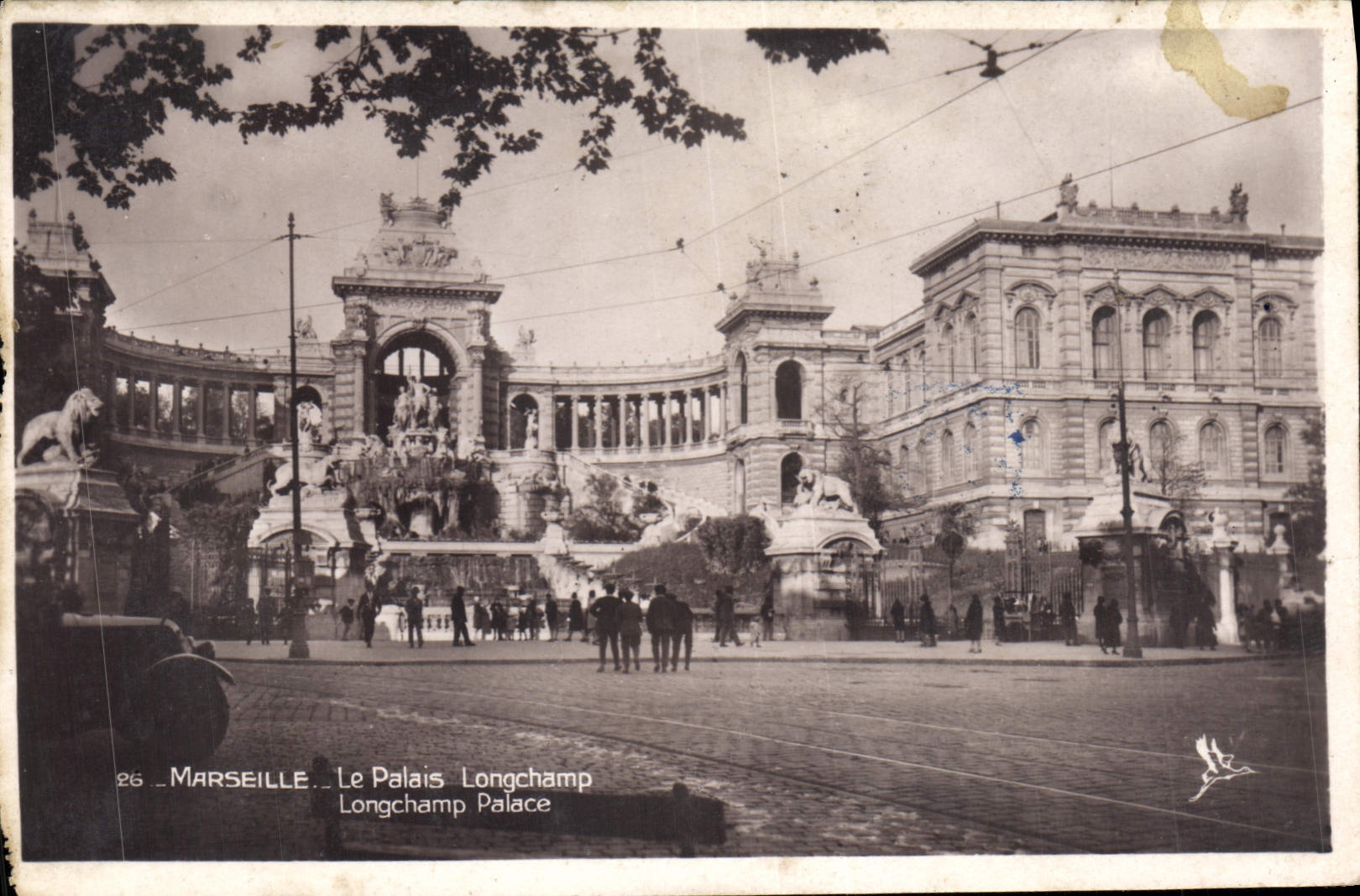 CPA Marseille Le Palais Longchamp 