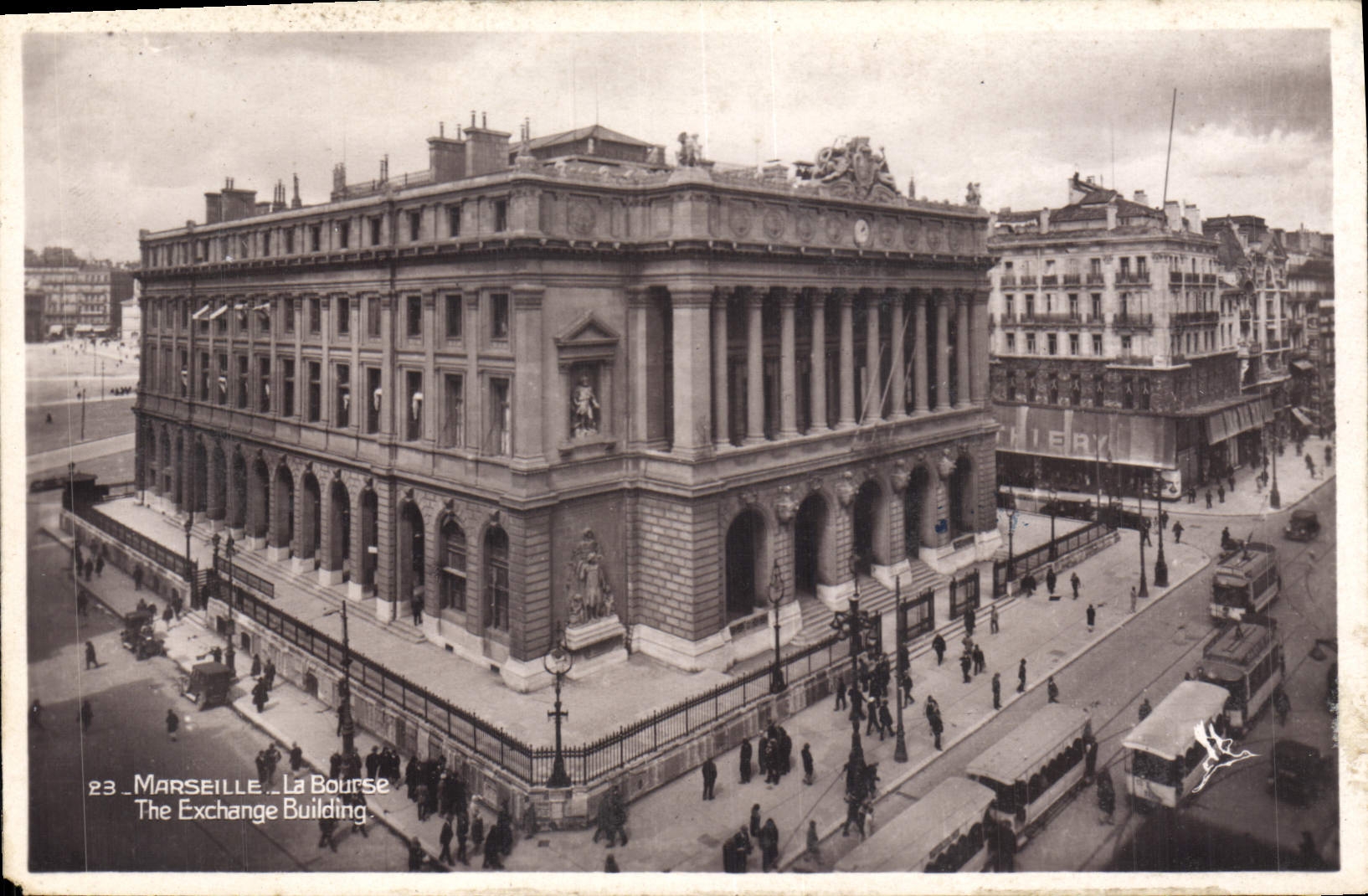 CPA Marseille La Bourse 