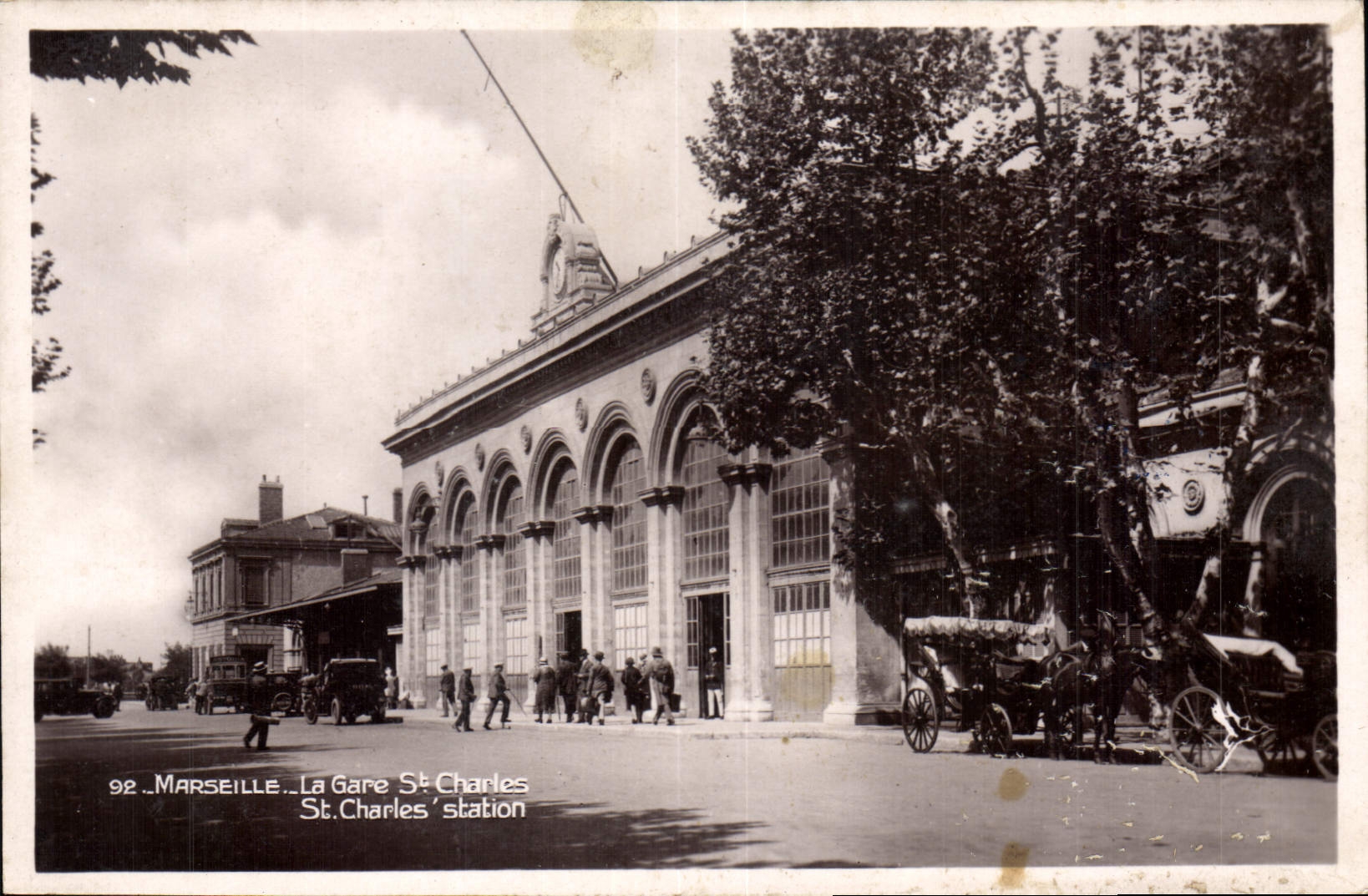 CPA Marseille La Gare St Charles
