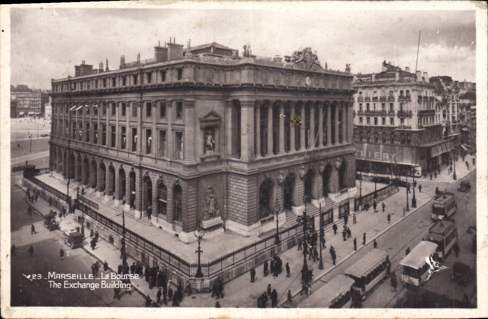 CPA Marseille La Bourse 