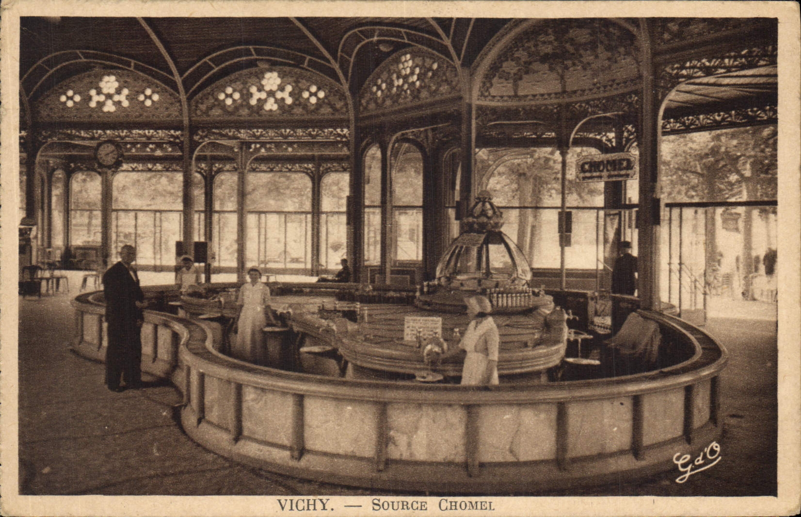 CPA Vichy Source Chomel 