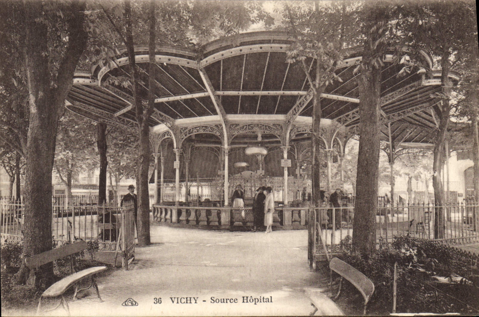 CPA Vichy Source Hopital 