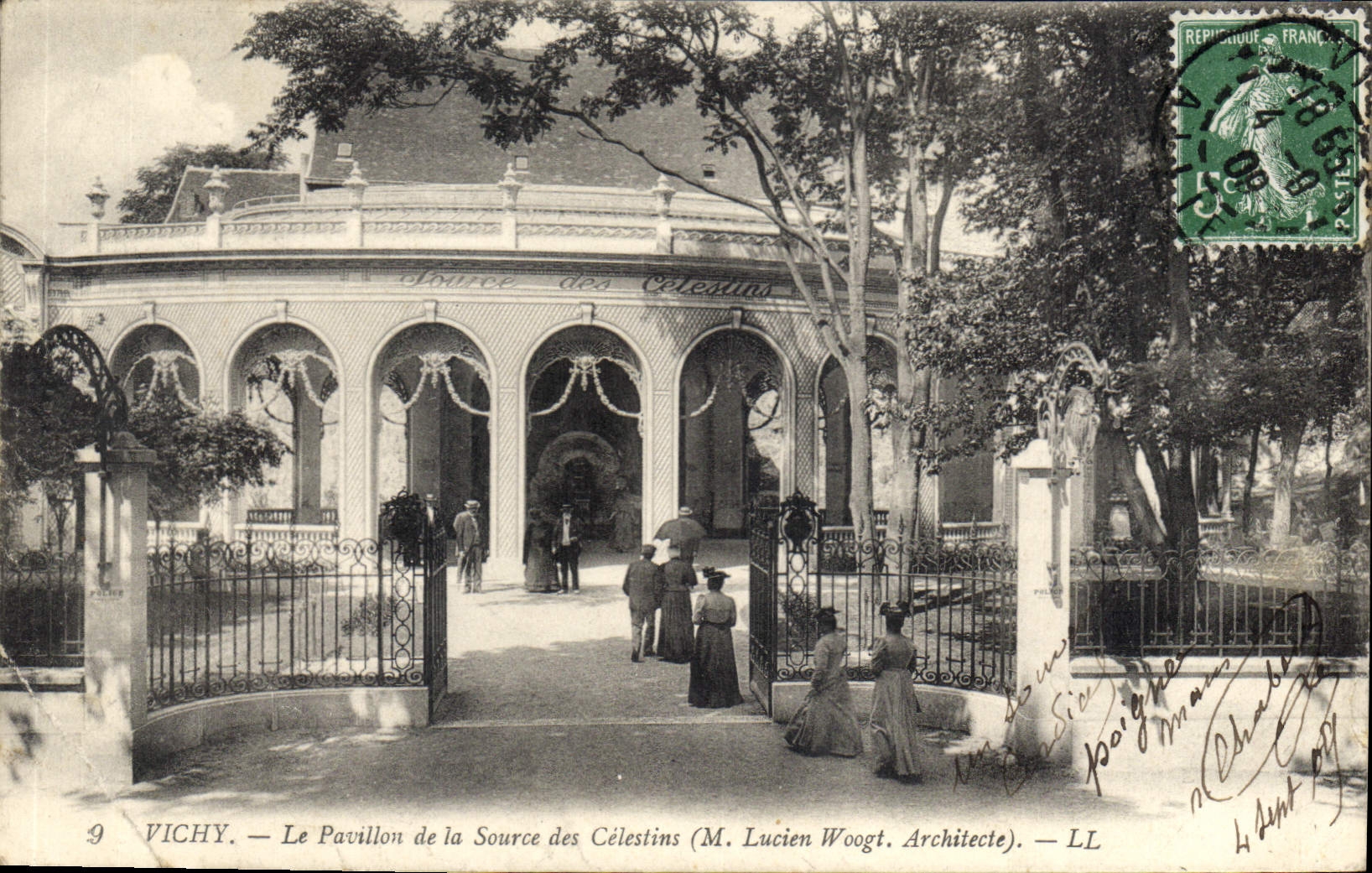 CPA Vichy Le Pavillon de la Source des Celestins 