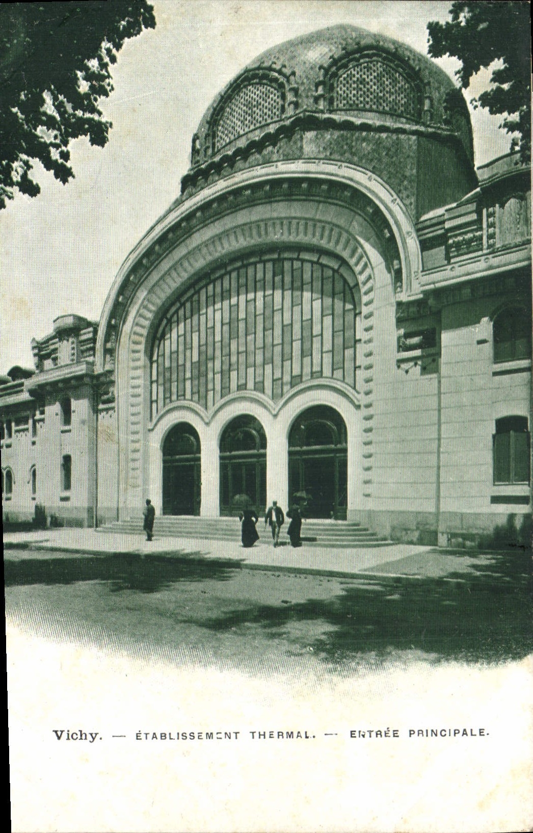 CPA Vichy Etablissement Thermal Entree principale 