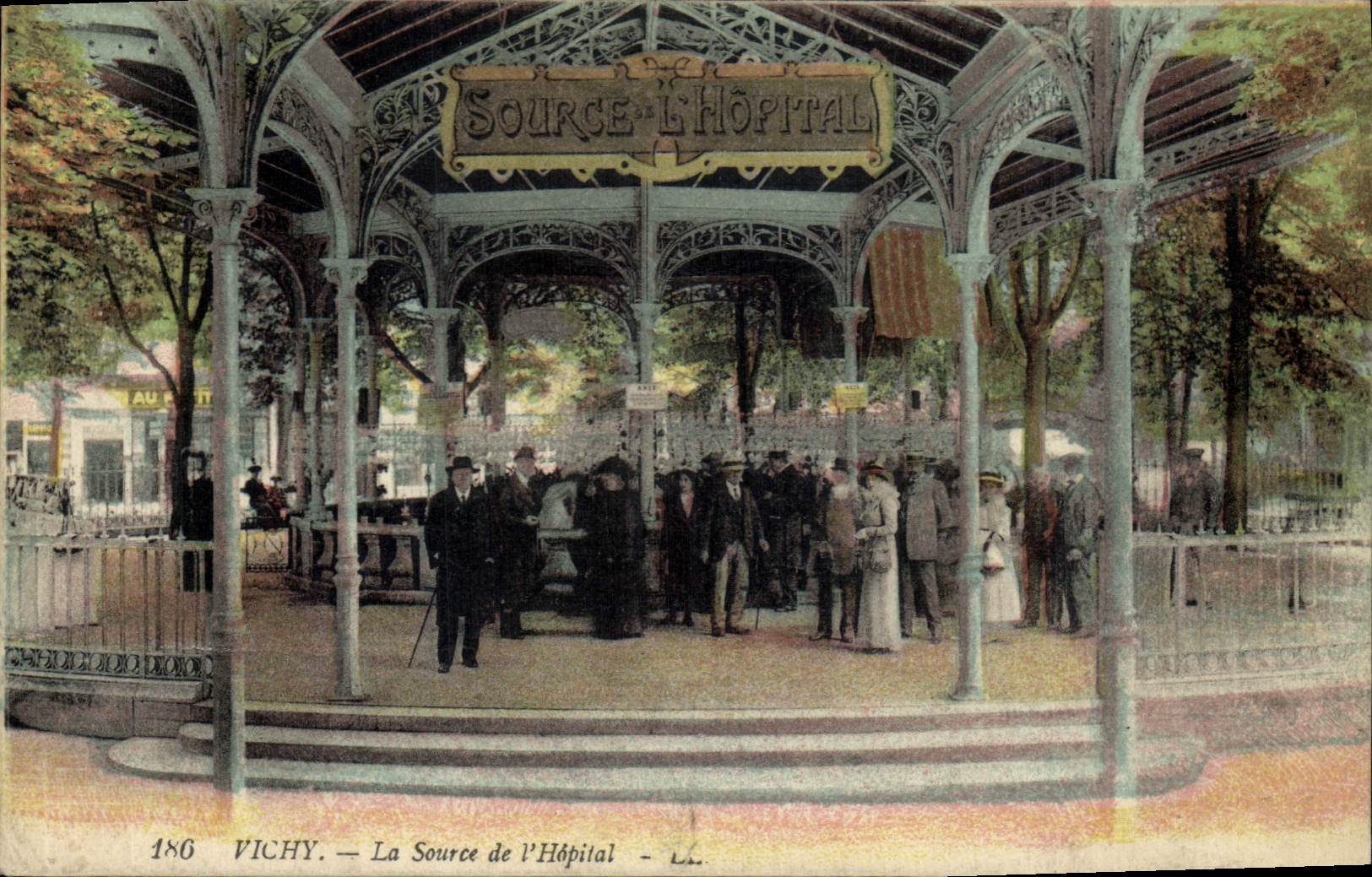 CPA Vichy La Source de l'Hopital 