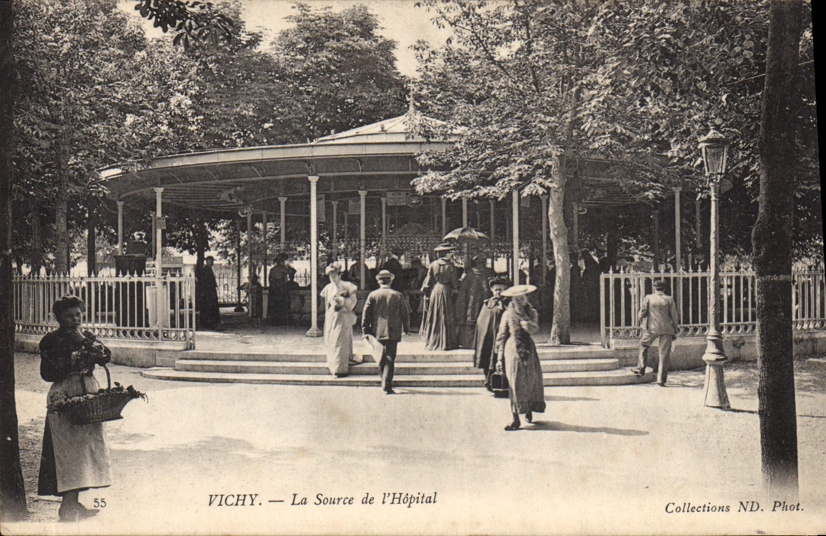 CPA Vichy La Source de l'Hopital 