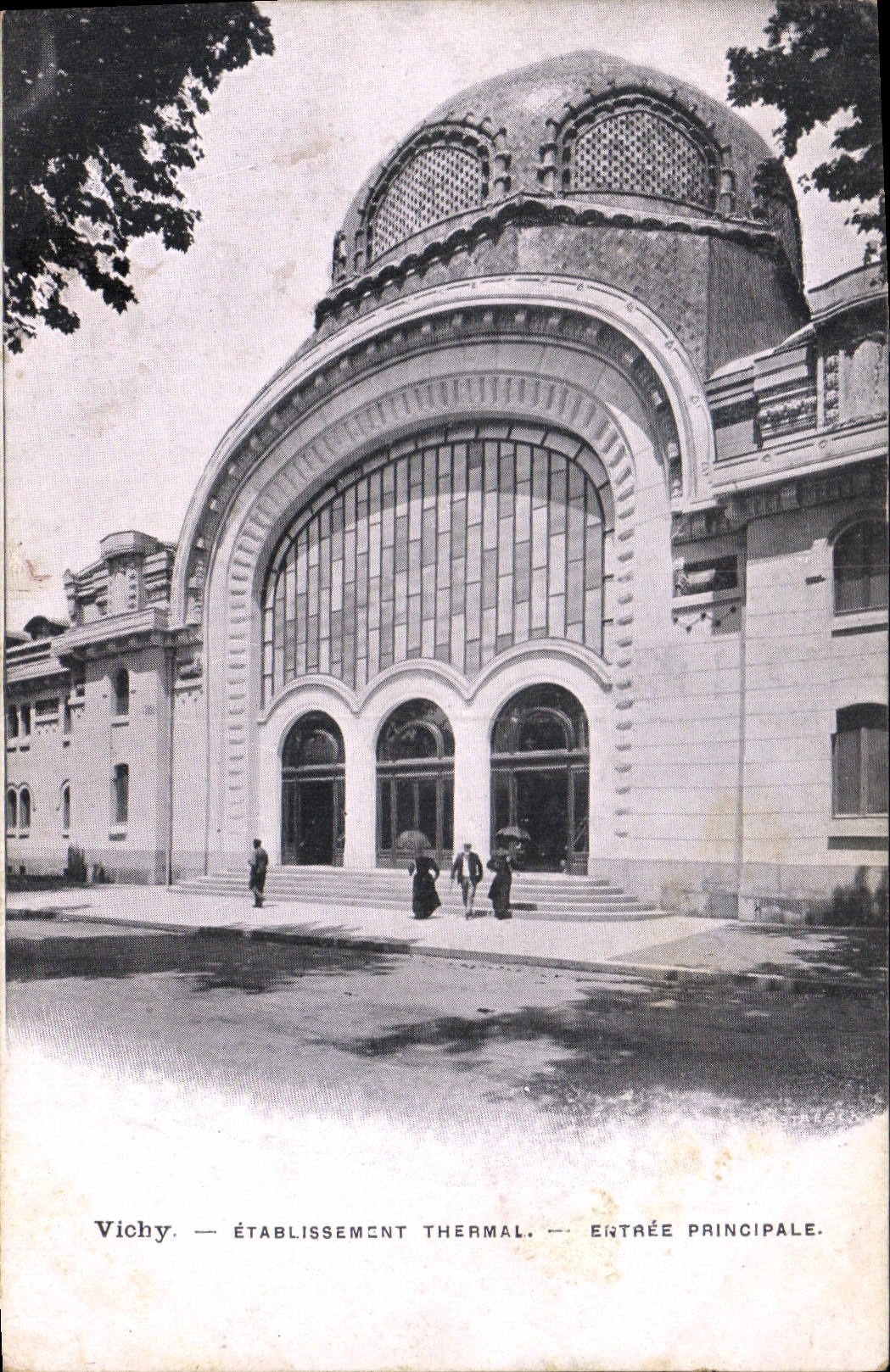 CPA Vichy Etablissement Thermal Entree Principale 