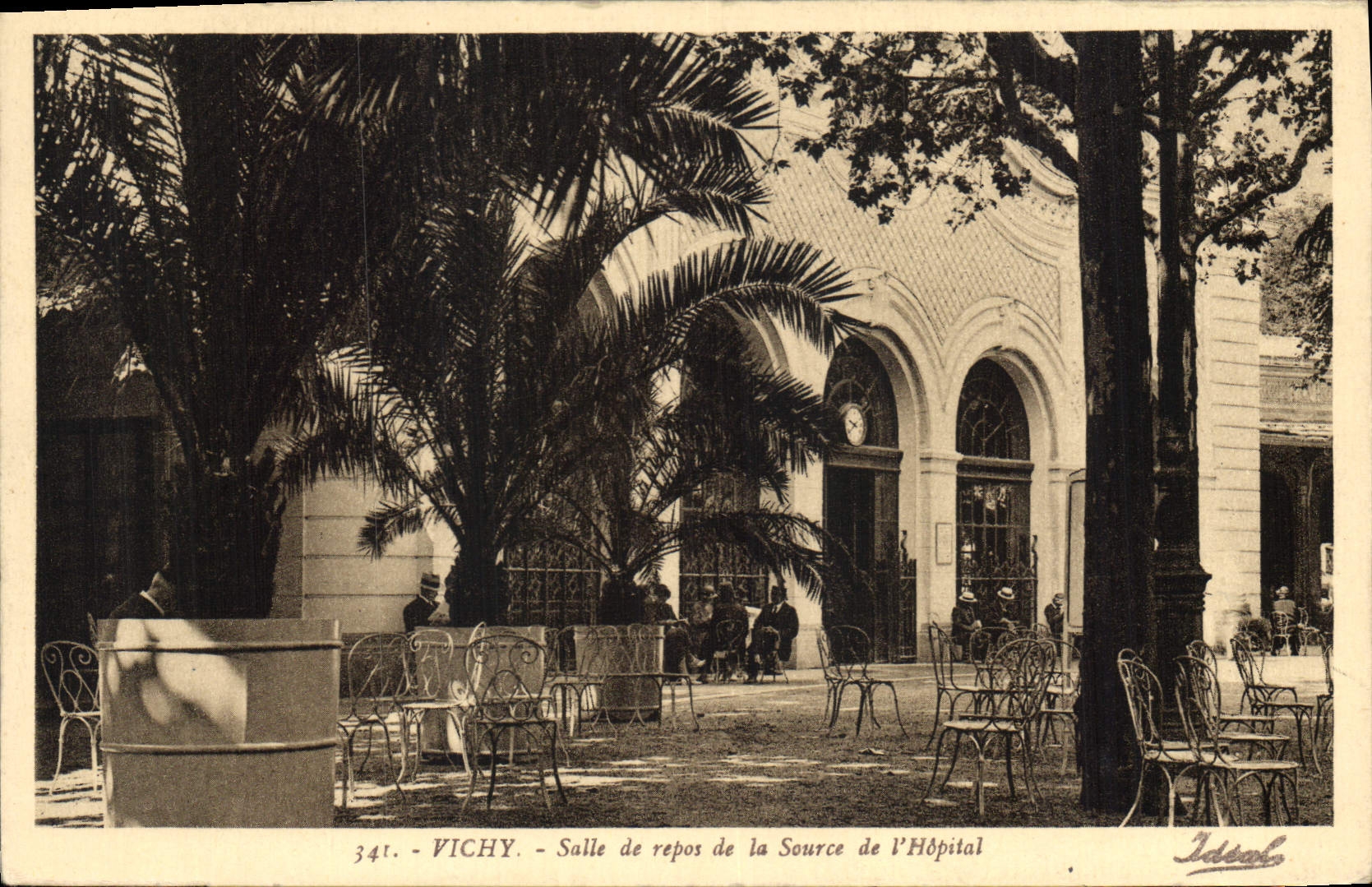 CPA Vichy Salle de repos de la Source de l'Hopital 
