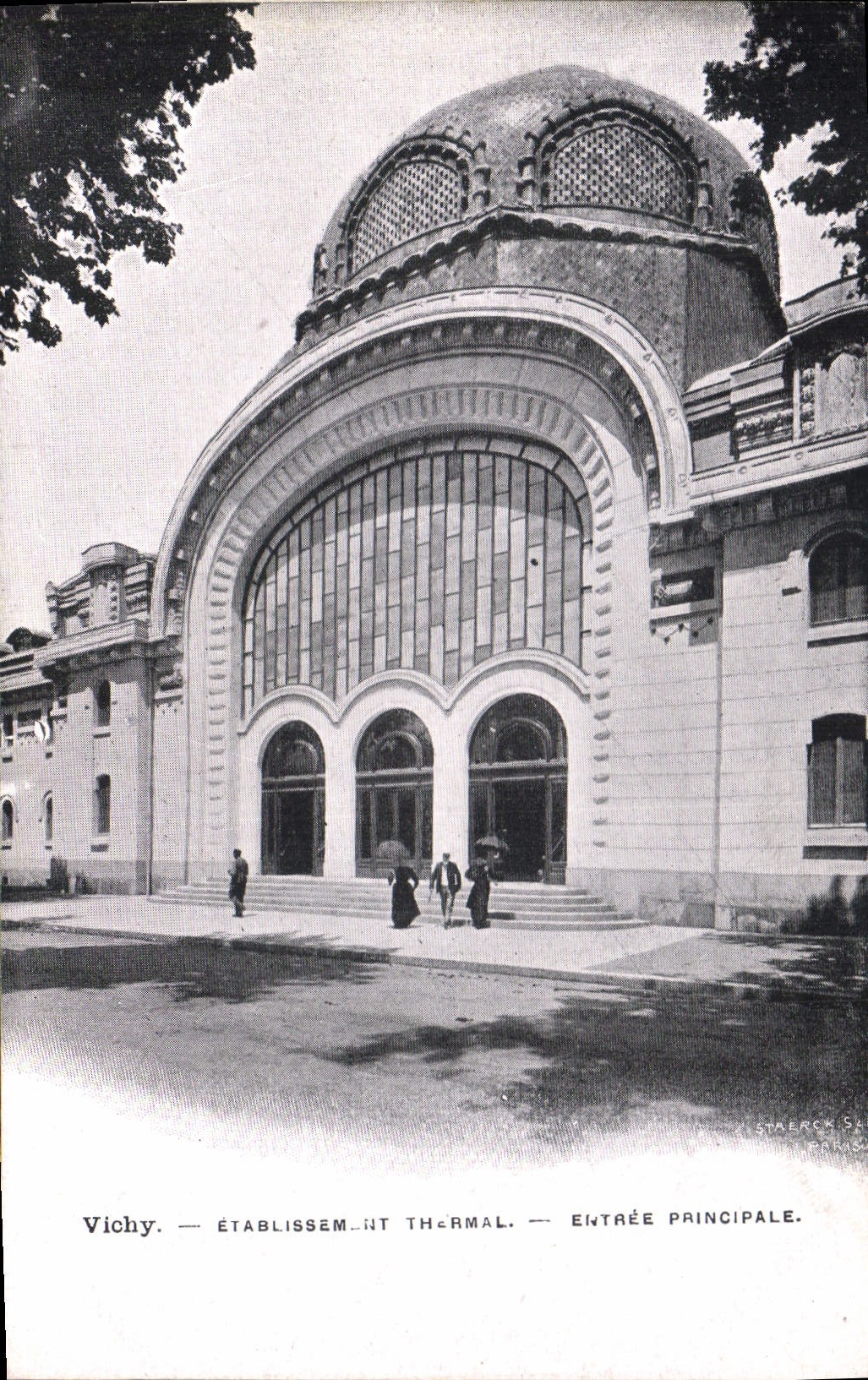 CPA Vichy Etablissement Thermal Entree Principale 